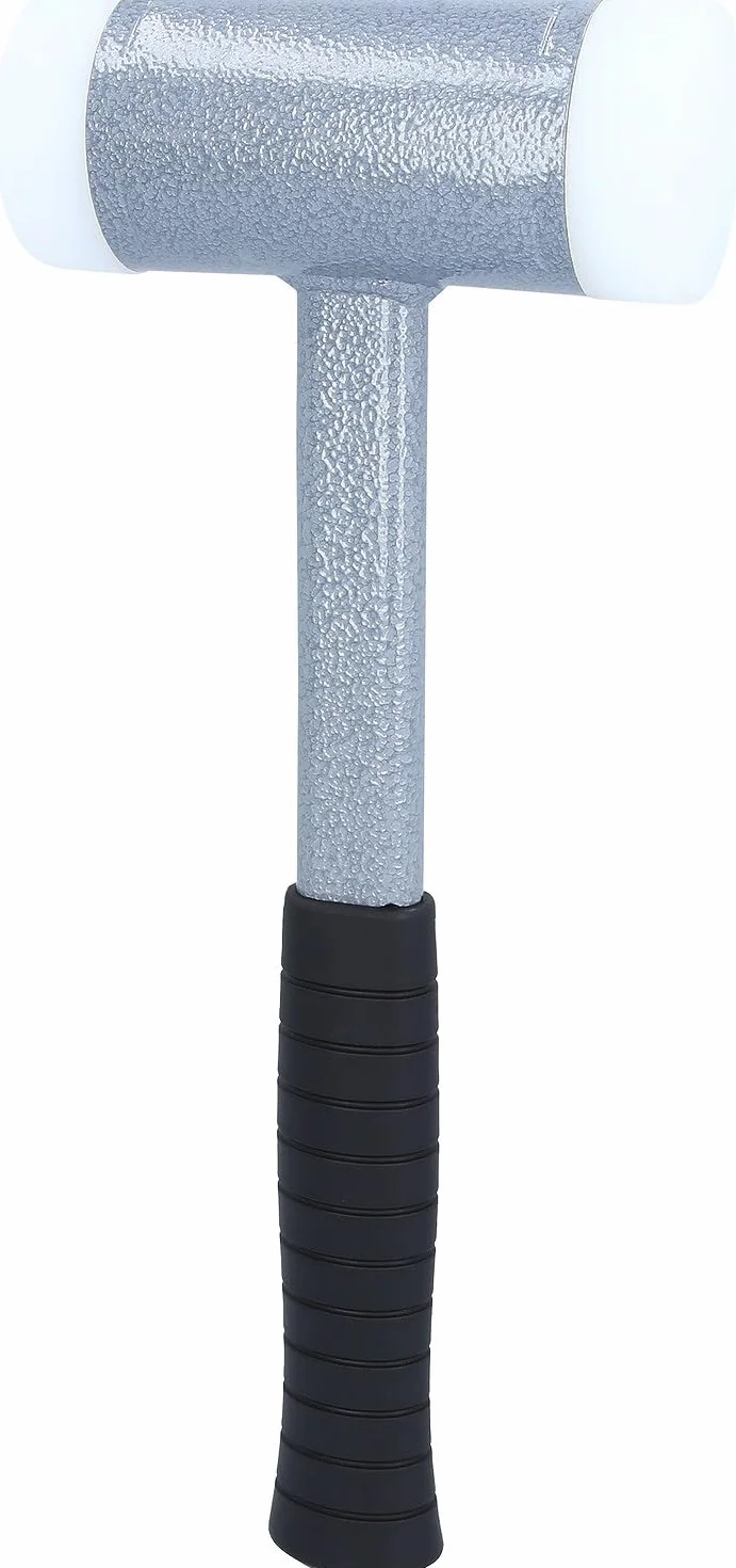 KS Tools 140.5277 Mazzuola Antirimbalzo con Manico Tubolare Acciaio
