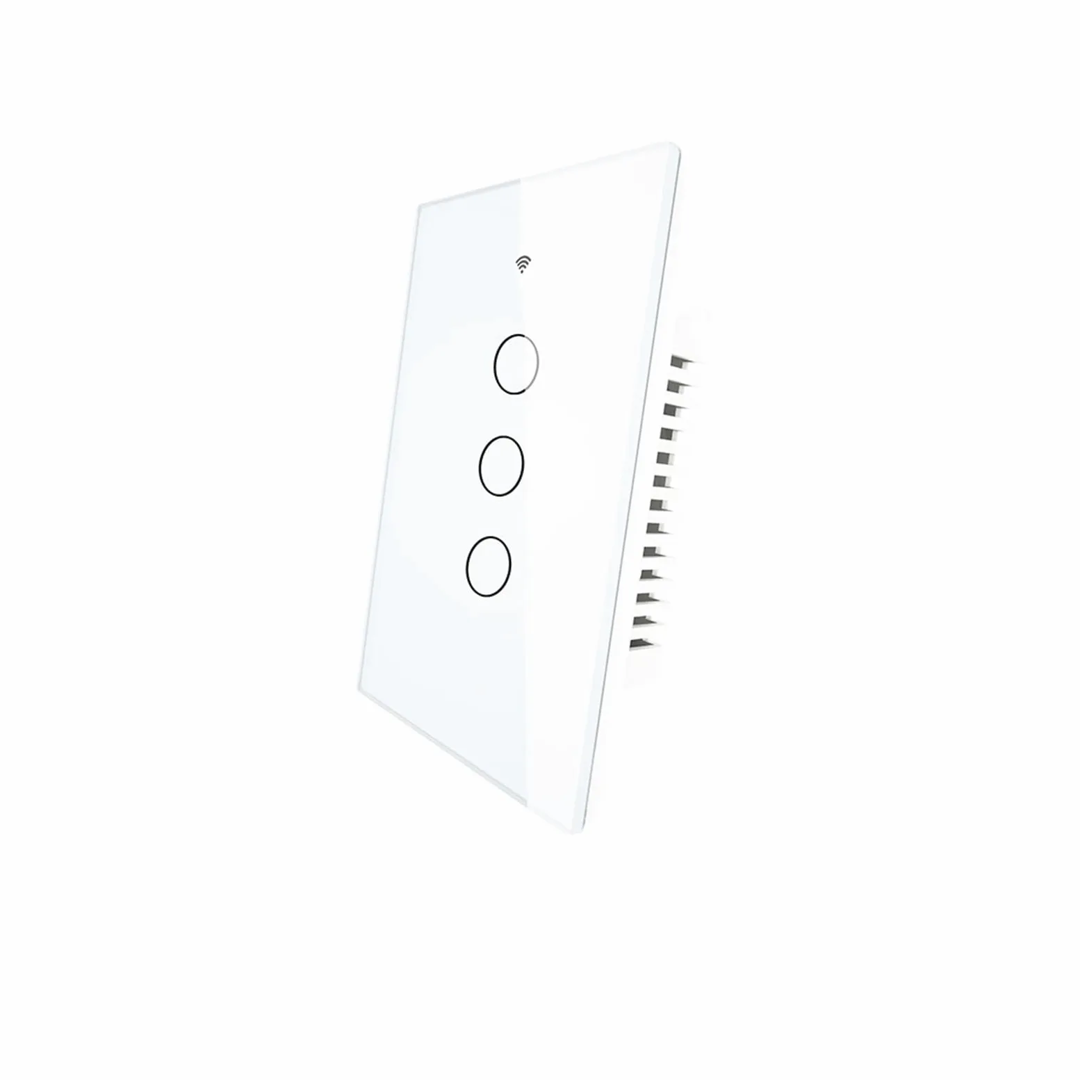 Interruttore smart wifi, Interruttore della luce intelligente touch a parete con neutro/nessun neutro, nessun condensatore Smart Life/Tuya funziona con Alexa, Google Hub richiesto installazione facile
