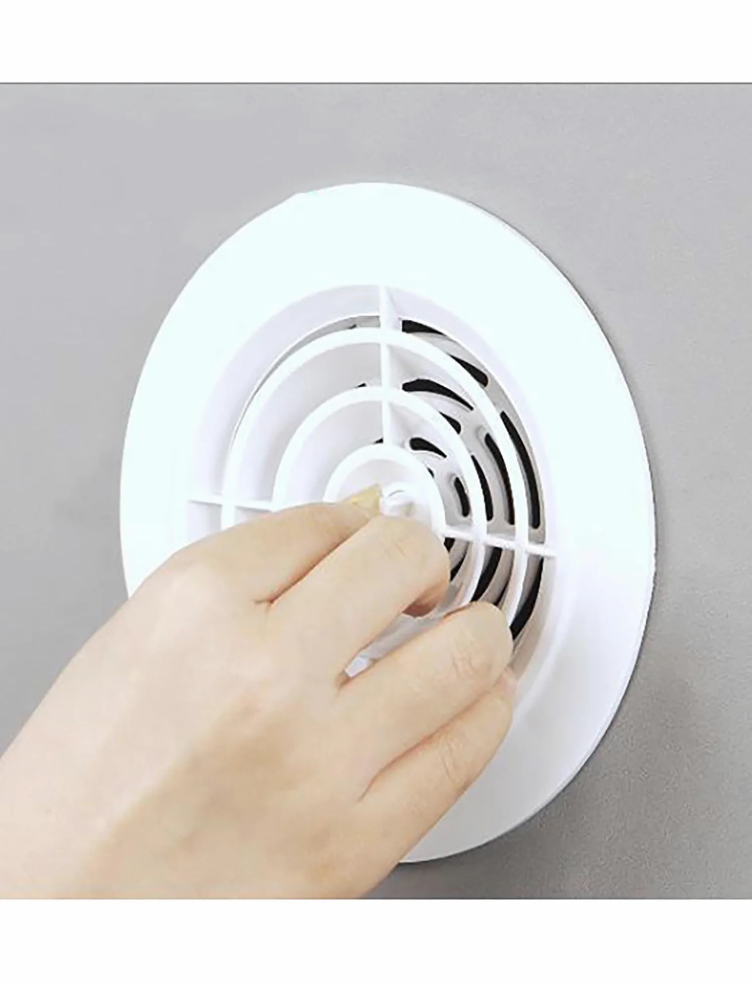 Griglia di Ventilazione Interna - Presa e Uscita di Ventilazione Decorative con Rete per impianti HVAC, Facile Installazione, Diametro 200 mm