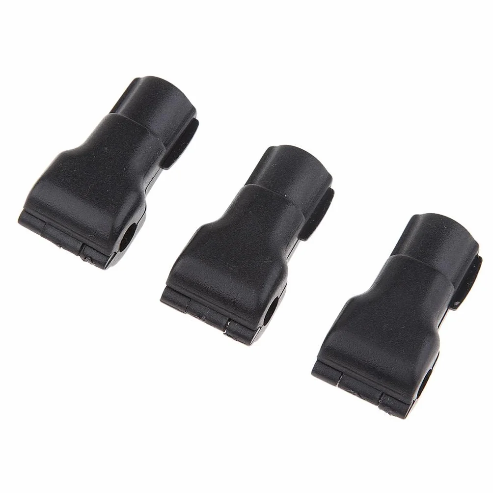 100 Pezzi Blocco di Fermo Antifurto Lucchetto per Gancio Serratura per Espositori di Chiusura Efficace Adatto per Pannelli E, Nero, 5 mm
