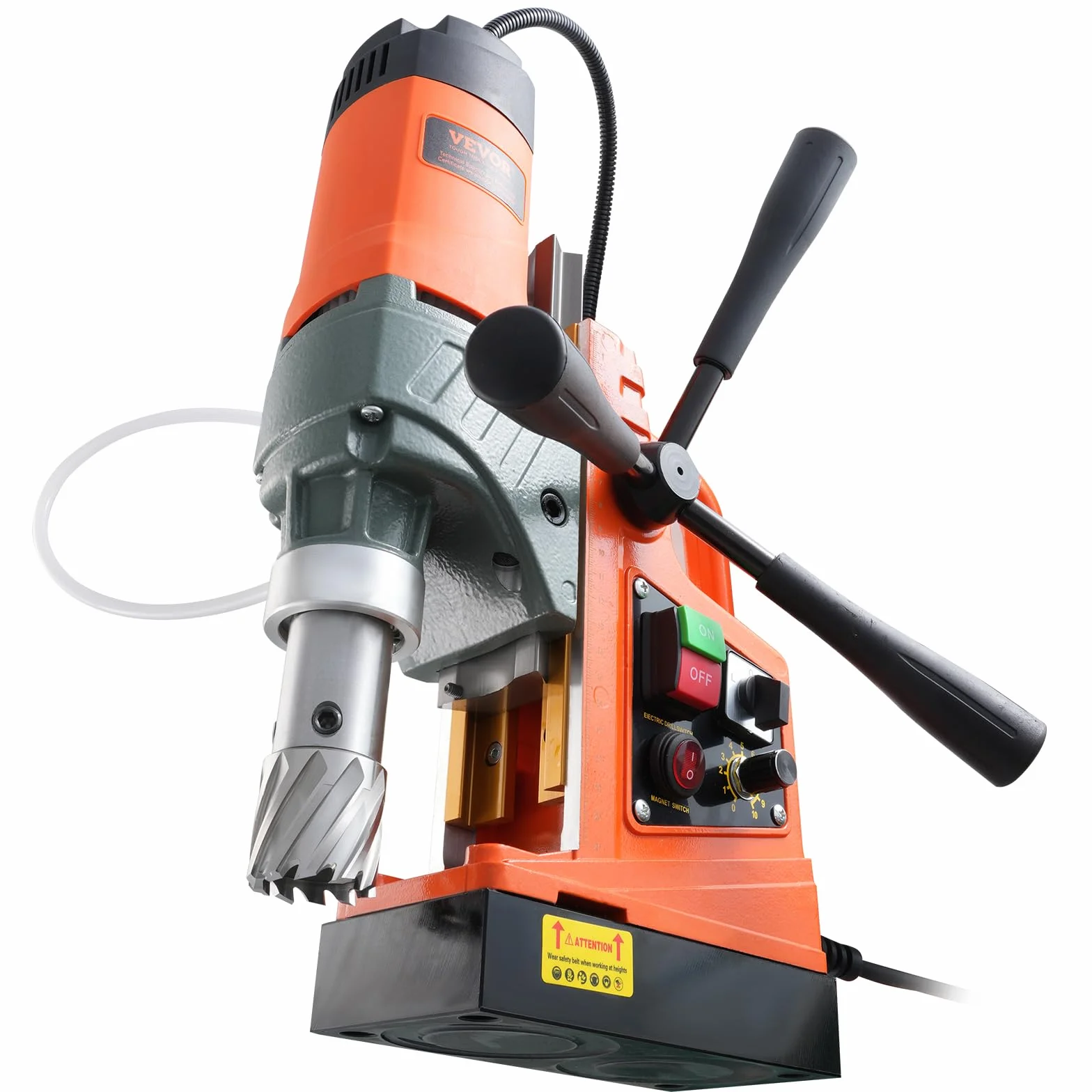 VEVOR Trapano magnetico a colonna portatile 1450 W 12500 N 800 giri/min 40 mm 50 mm