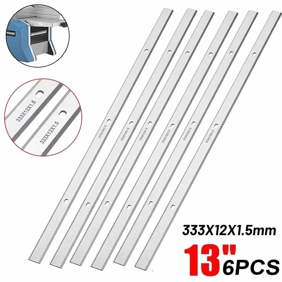 Lame Pialla Elettrica HSS 333x12x1.5mm Per Metabo DH330 DH316 6 Pezzi