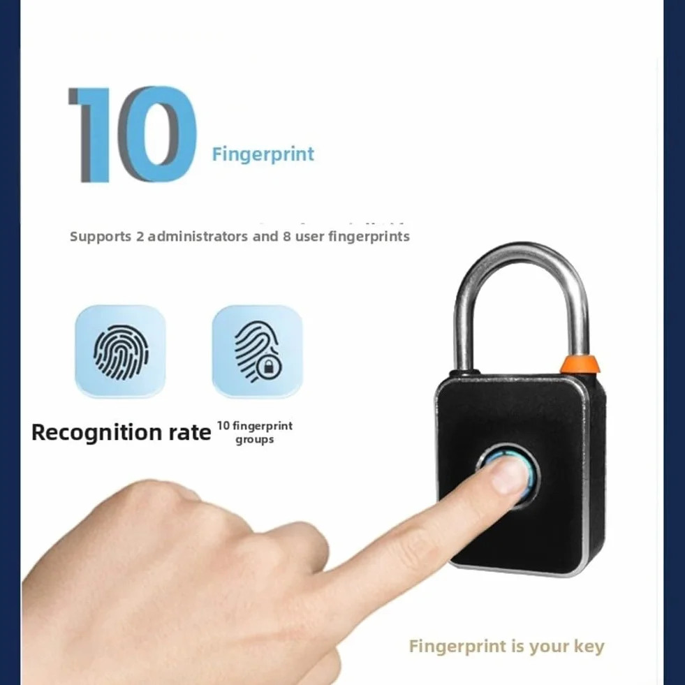 Lucchetto di sicurezza intelligente con password di autenticazione delle impronte digitali e controllo APP wireless per uso personale (T32CD T32CD)