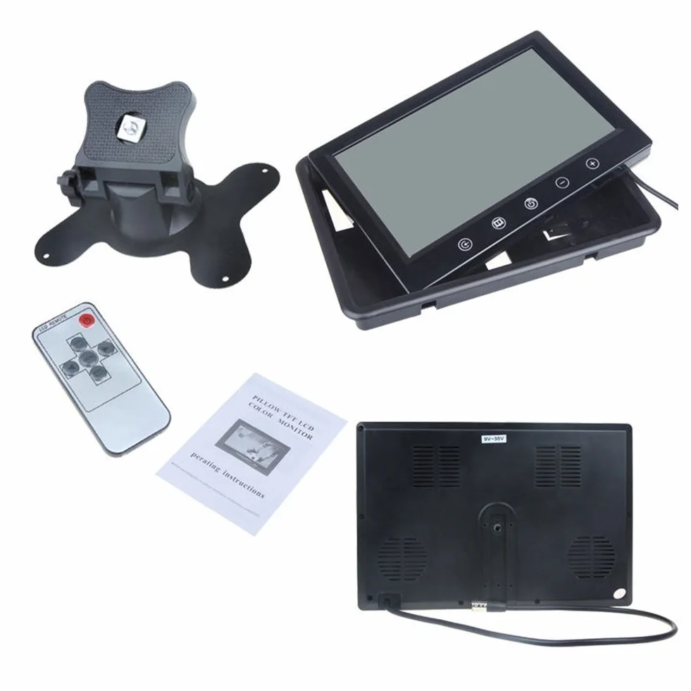 TEMPO DI SALDI Monitor LCD 10.1 Pollici Auto Pulsanti Touch 2 Ingressi AV Per Videosorveglianza