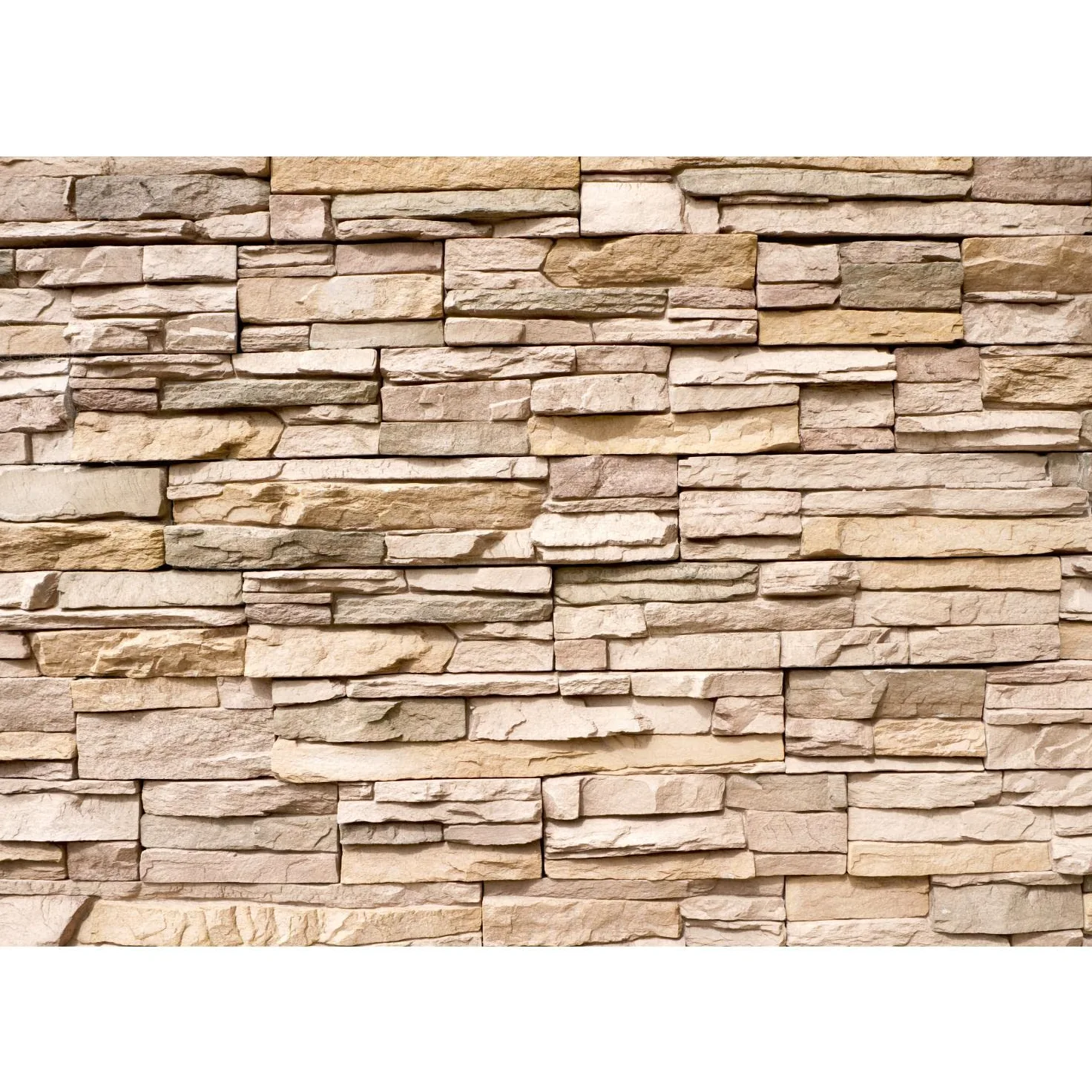 Runa Art Carta da parati fotografica Effetto Steinwand 3D 352 x 250 cm Vello Sfondo Murale XXL Moderne Decorazione Soggiorno Camera De Letto Sala Ufficio Marrone 9019011b