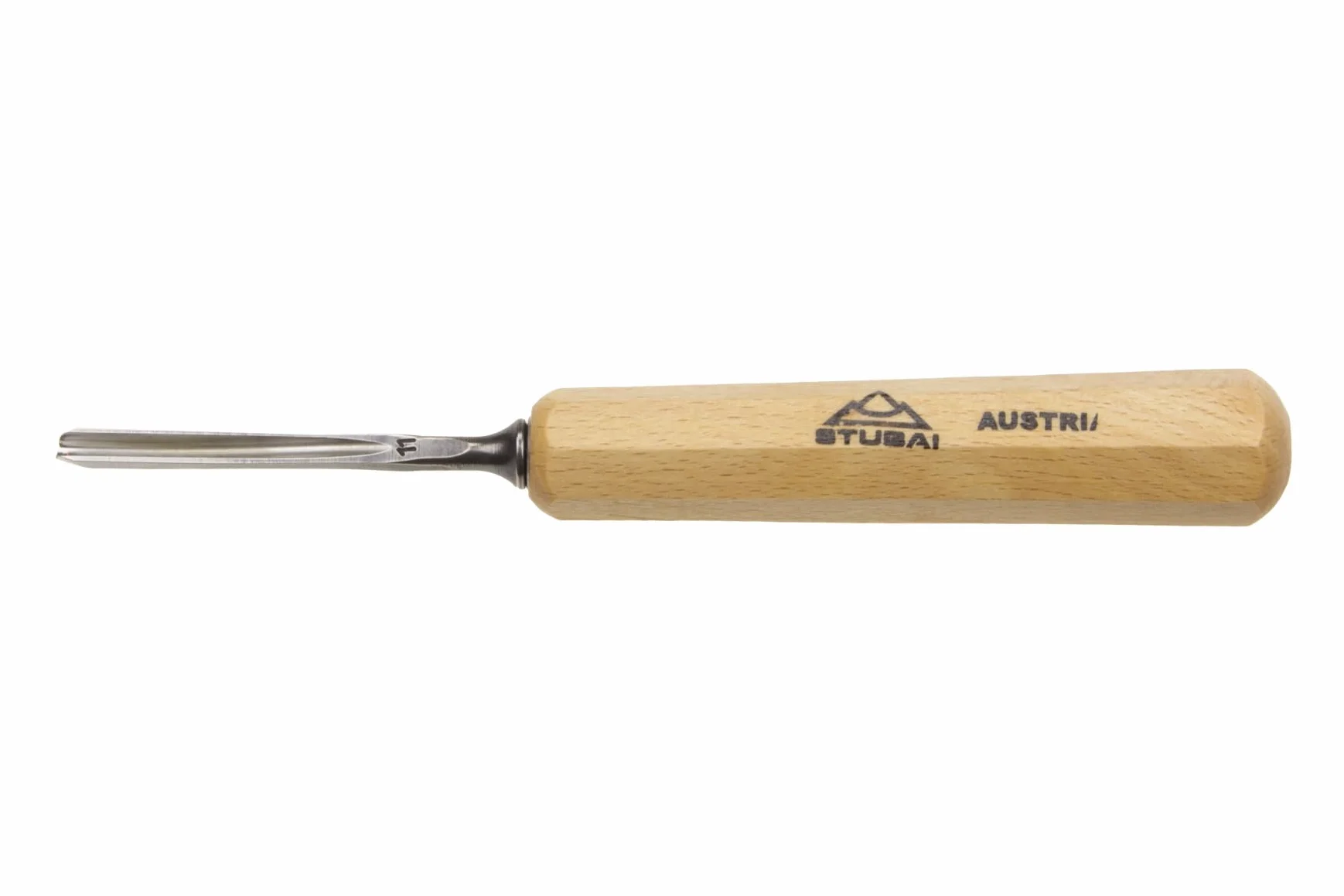 Stubai 585606 Confezione Mini Sgorbie Manico, 100 mm, 6 Pezzi