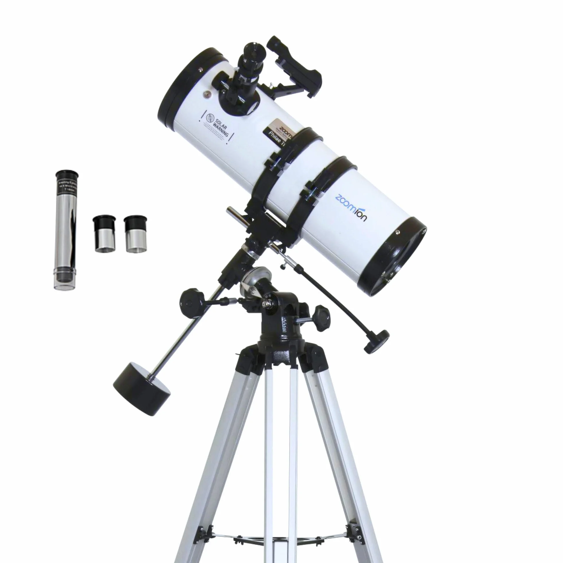 Philae 114/500 EQ riflettore telescopio - Cannocchiale astronomico con treppiede, supporto e oculari per bambini e principianti