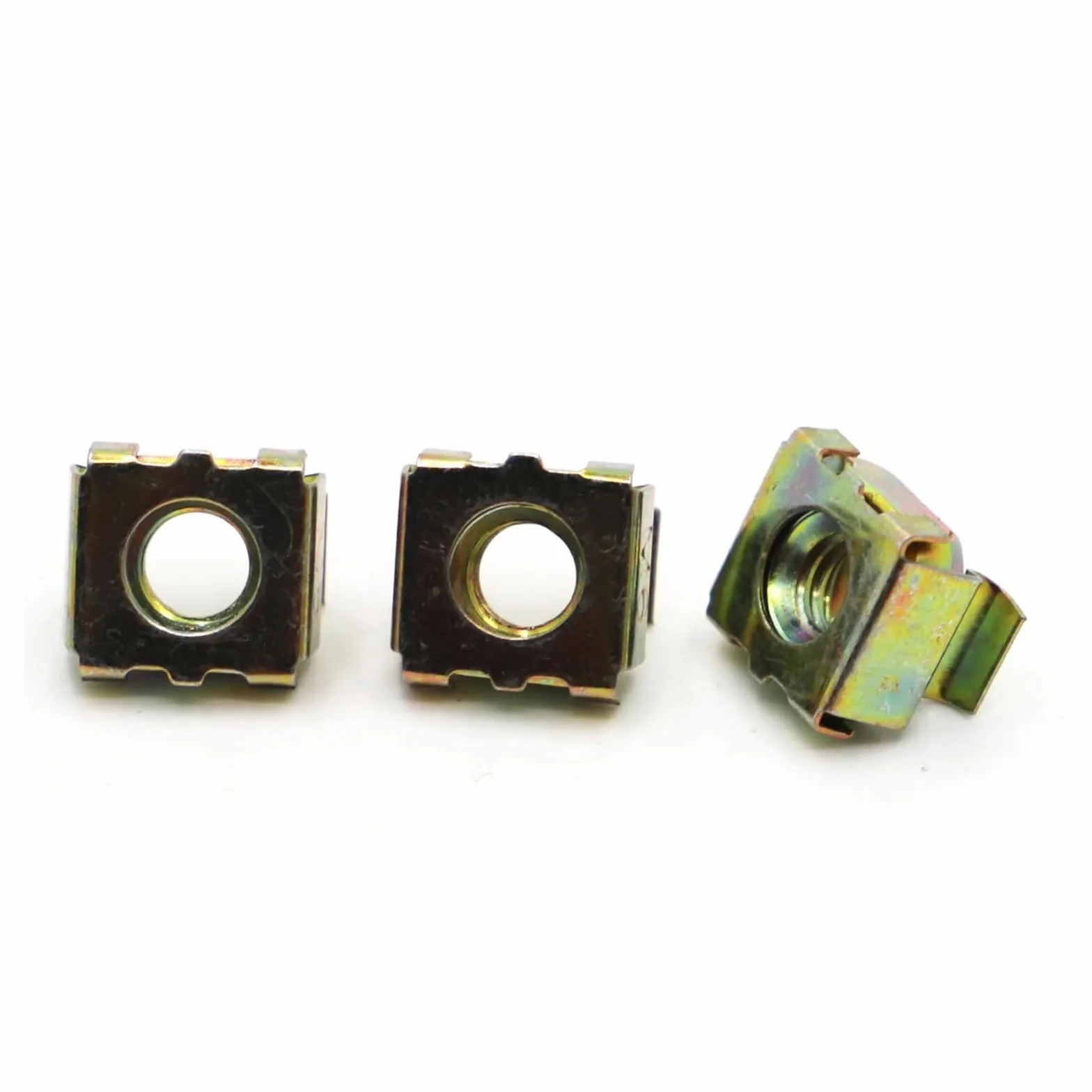Dadi galleggianti Quartet zincati colorati M4 M5 M6 M8 M10 M12 100 pezzi Cassetta Dado a gabbia