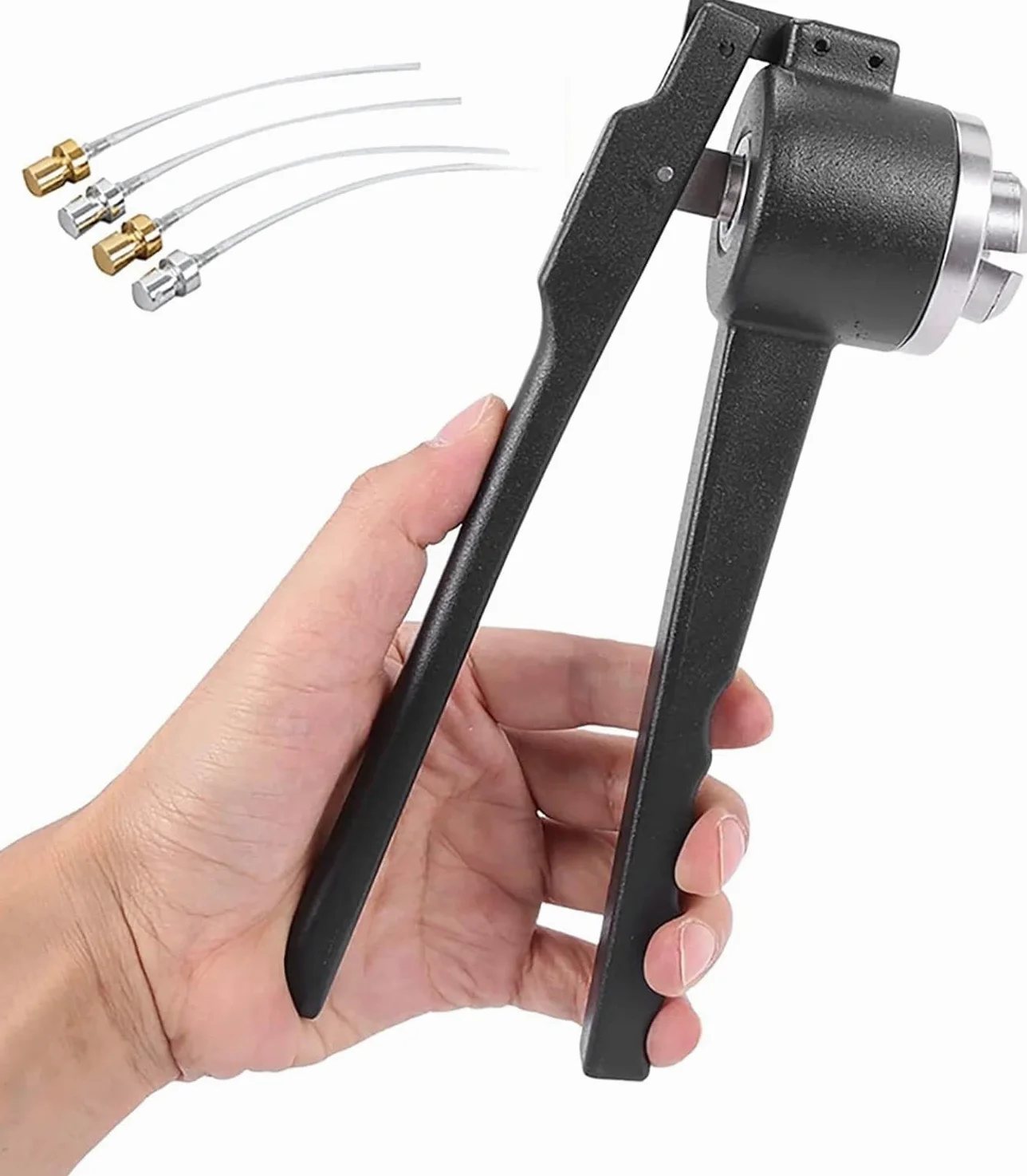 Pinza crimpatrice manuale per sigillare bottiglie di profumo e fiale, affidabile tappatrice flip-off per progetti fai da te e uso professionale