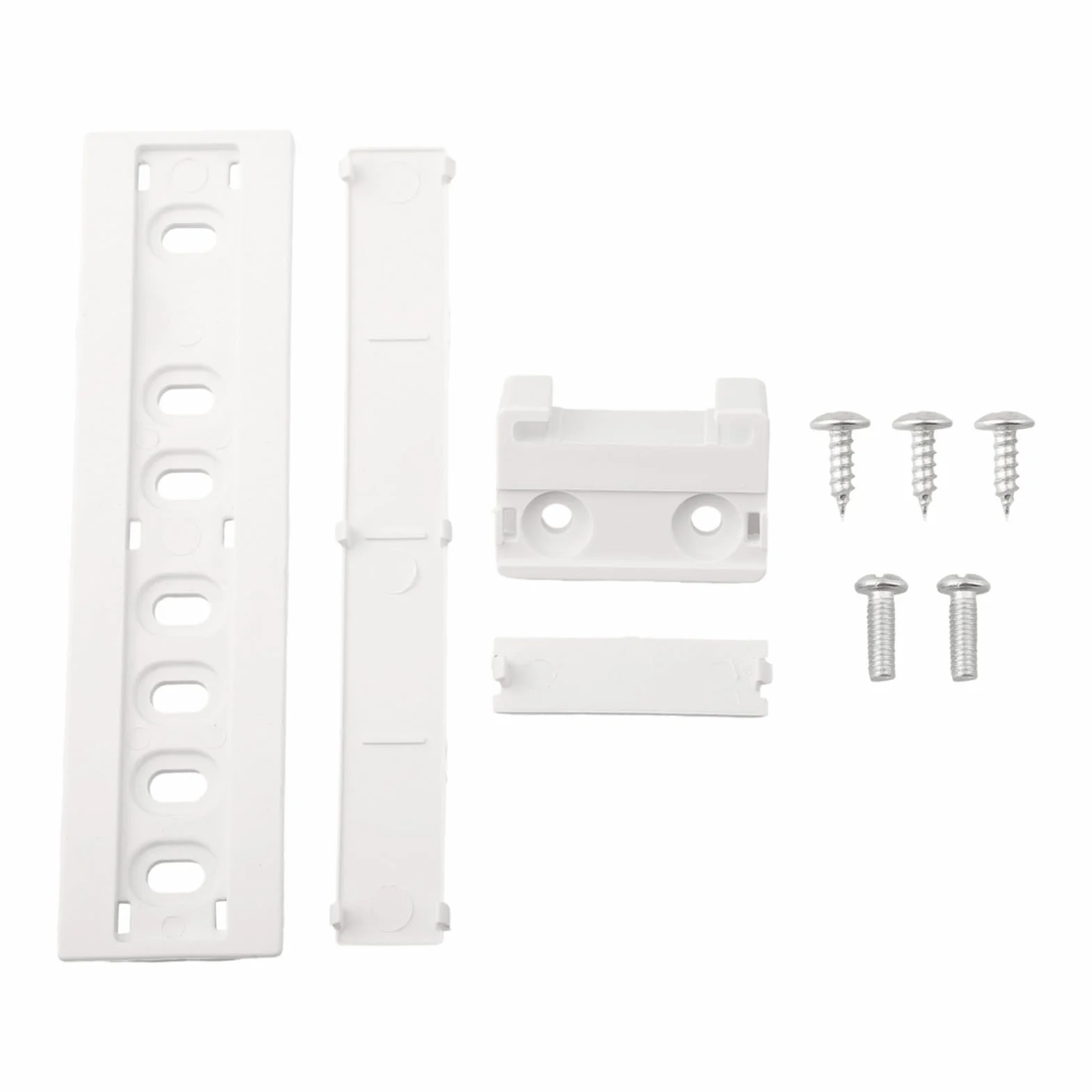 Guide scorrevoli per frigorifero da incasso bianco 15x10x5 cm plastica metallo
