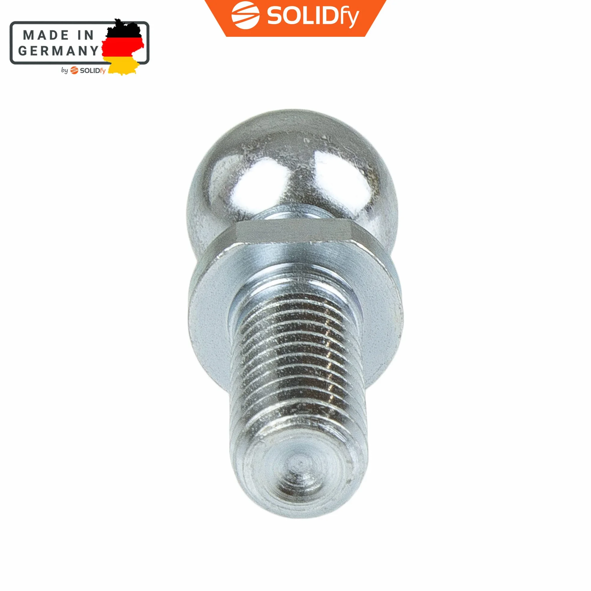 Perni sferici DIN 71803 M4 M5 M6 M8 M10 forma C zincati