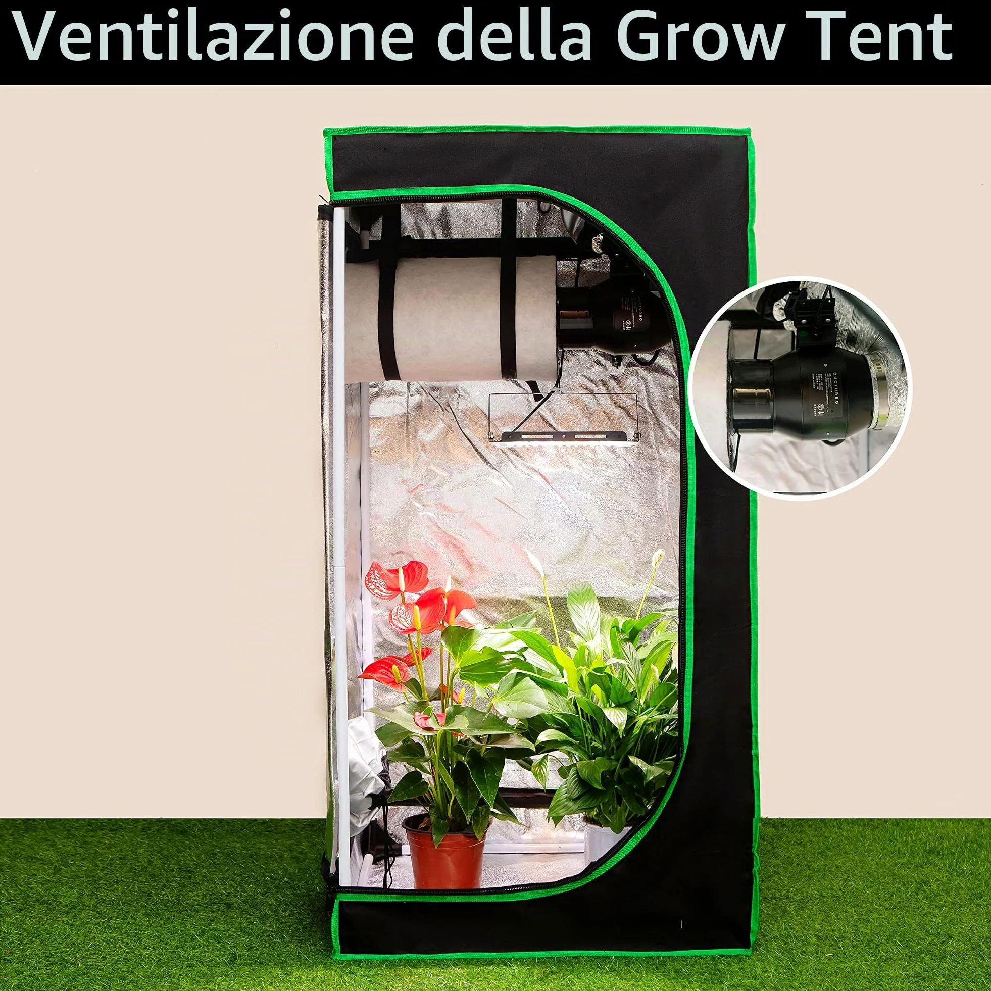 Ventola Aspirazione 100mm regolabile, Ventilatore del Condotto, Massimo Estrazione 275m³/h Ventola di Aspirazione, Estrattore aria in linea con controllore di velocità variabile