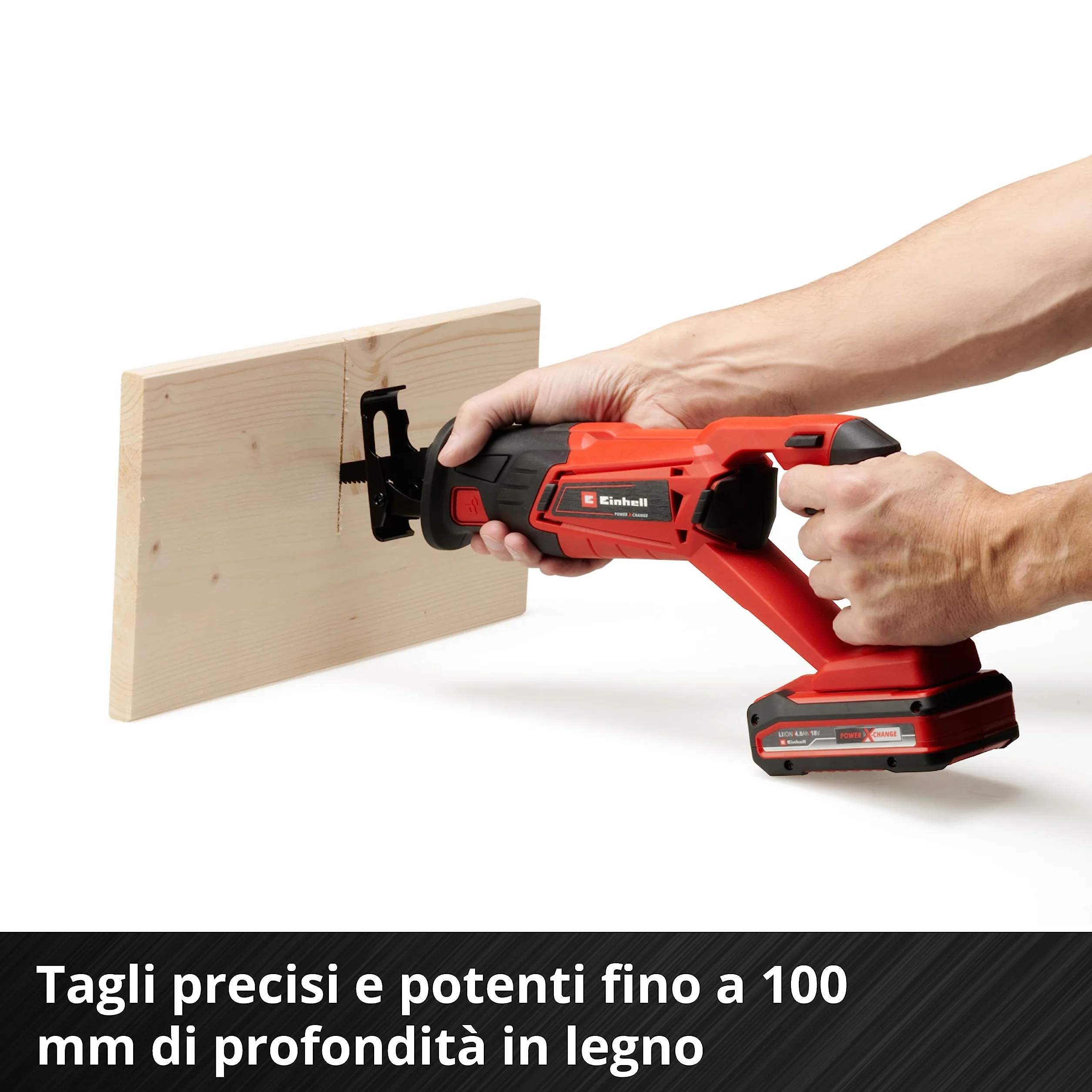 Einhell Gattuccio a Batteria TE-AP18 Li Solo, Vari, Black, Red, Senza Batteria e Caricabatteria - Famiglia Power X-Change
