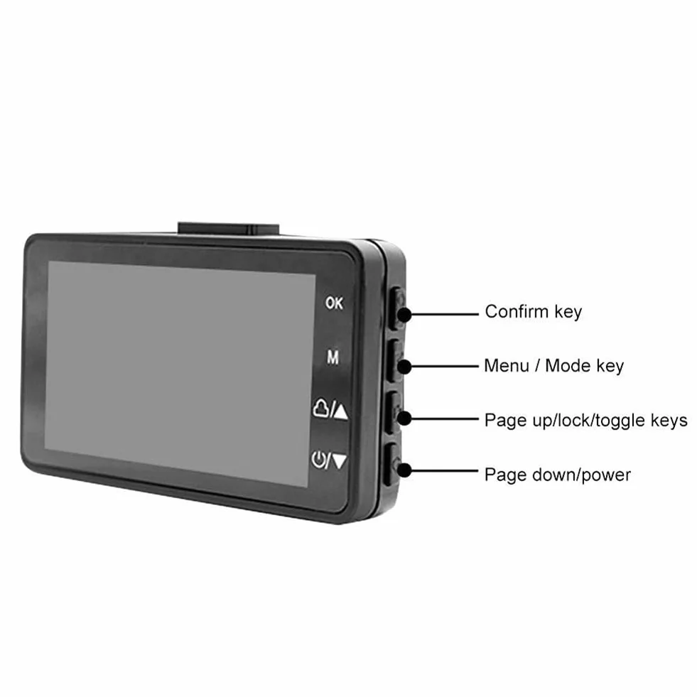 Telecamera DVR per moto con telecamera anteriore posteriore Dual Video Registrazione in loop impermeabile Registratore di guida per moto Sostituzione