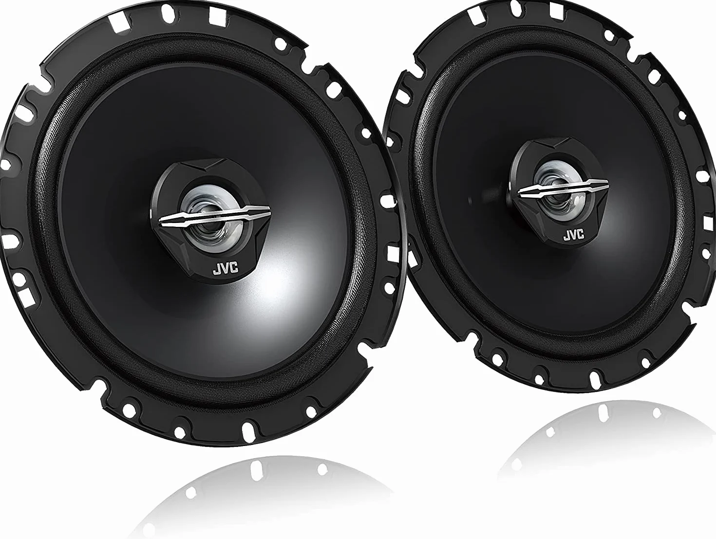 JVC CS-J1720X, Altoparlanti coassiali, Nero, 16 cm