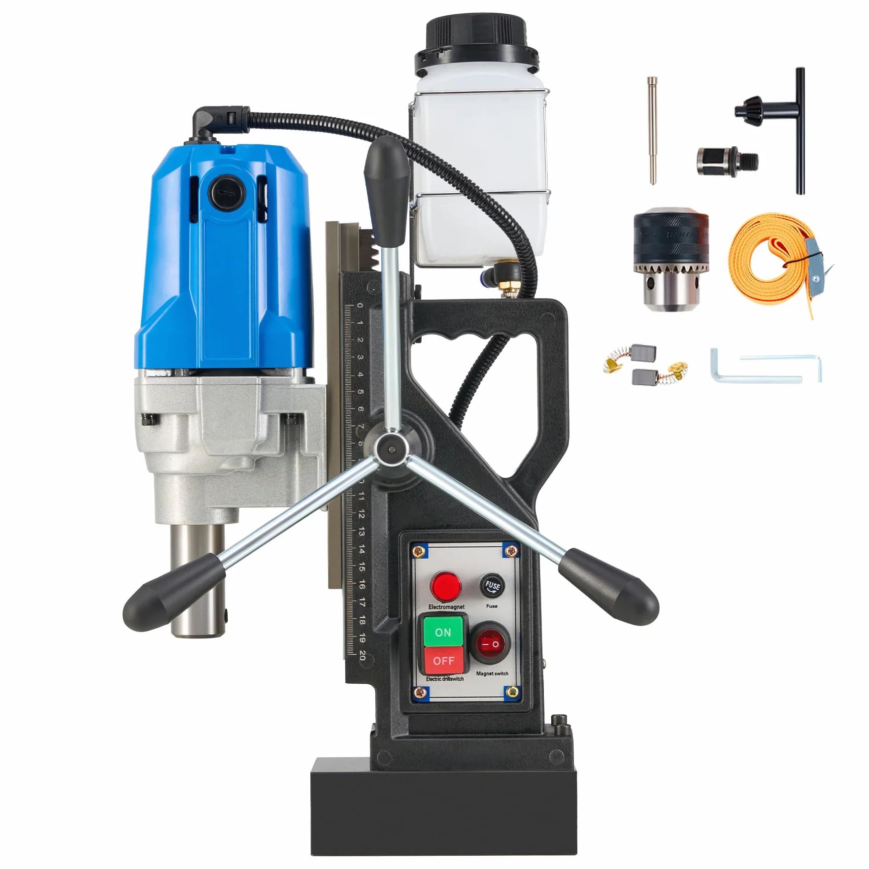 ZELCAN 1100W Trapano Magnetico Elettromagnetico Portatile 1200N 40 mm, Profondità 50 mm