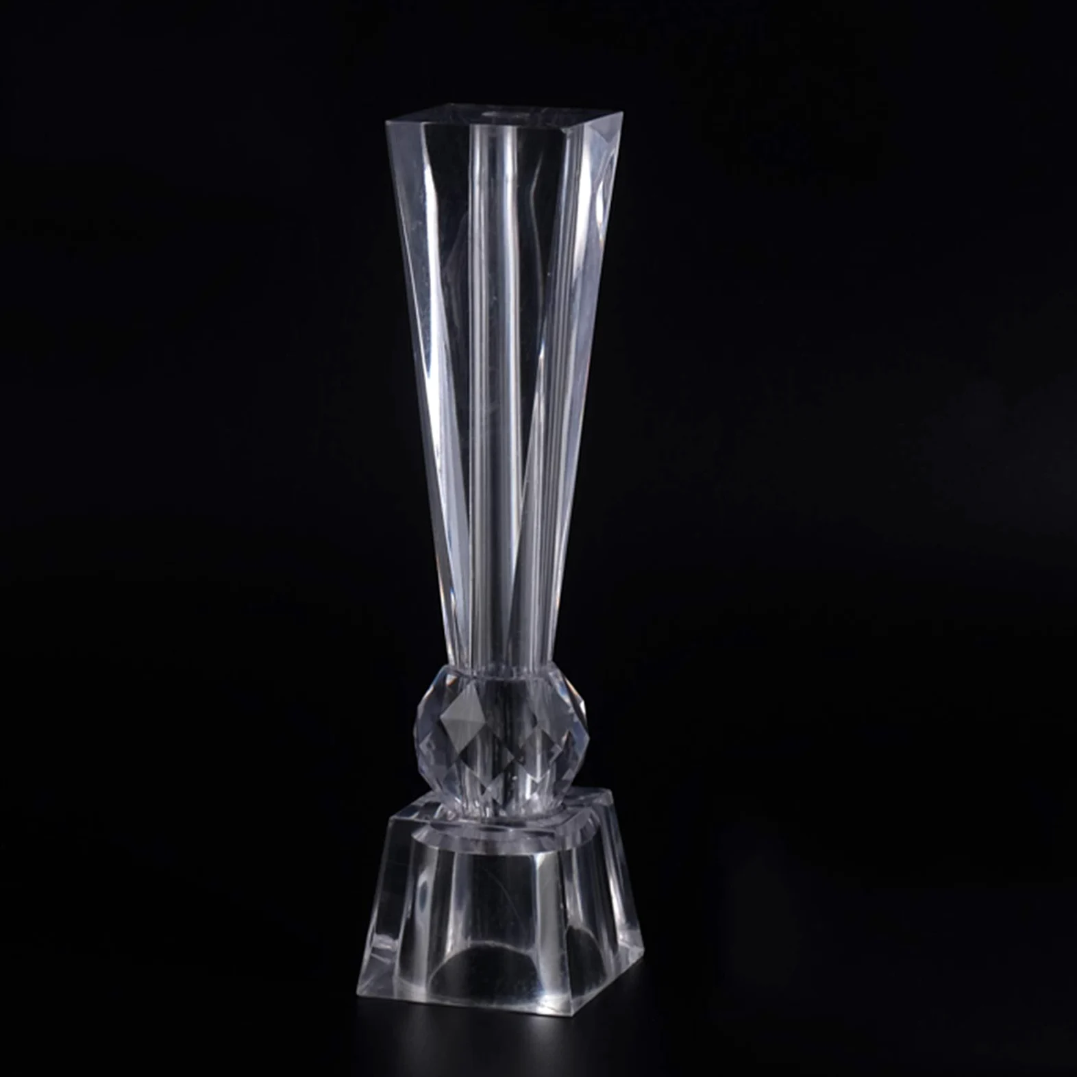 Gambe per mobili Acrilico 4, Gambe di Supporto per Tavolino in Plexiglass Trasparente, Adatte per Mobili TV, Piedini per Armadi da Pranzo, Gambe per Tavoli, ECC.