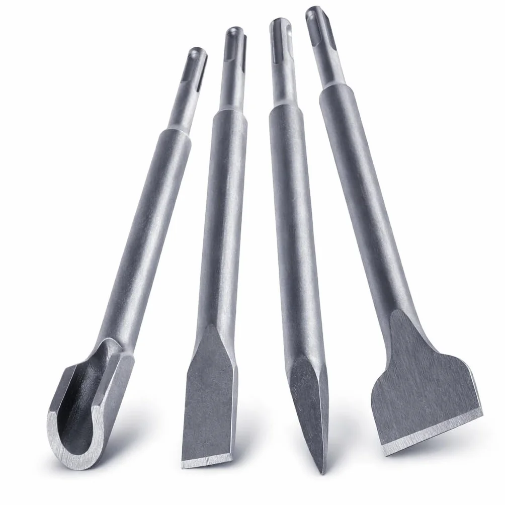 Topolenashop SDS-Plus Set 4 szt. wierteł do betonu, kamienia i muru, VHT02652