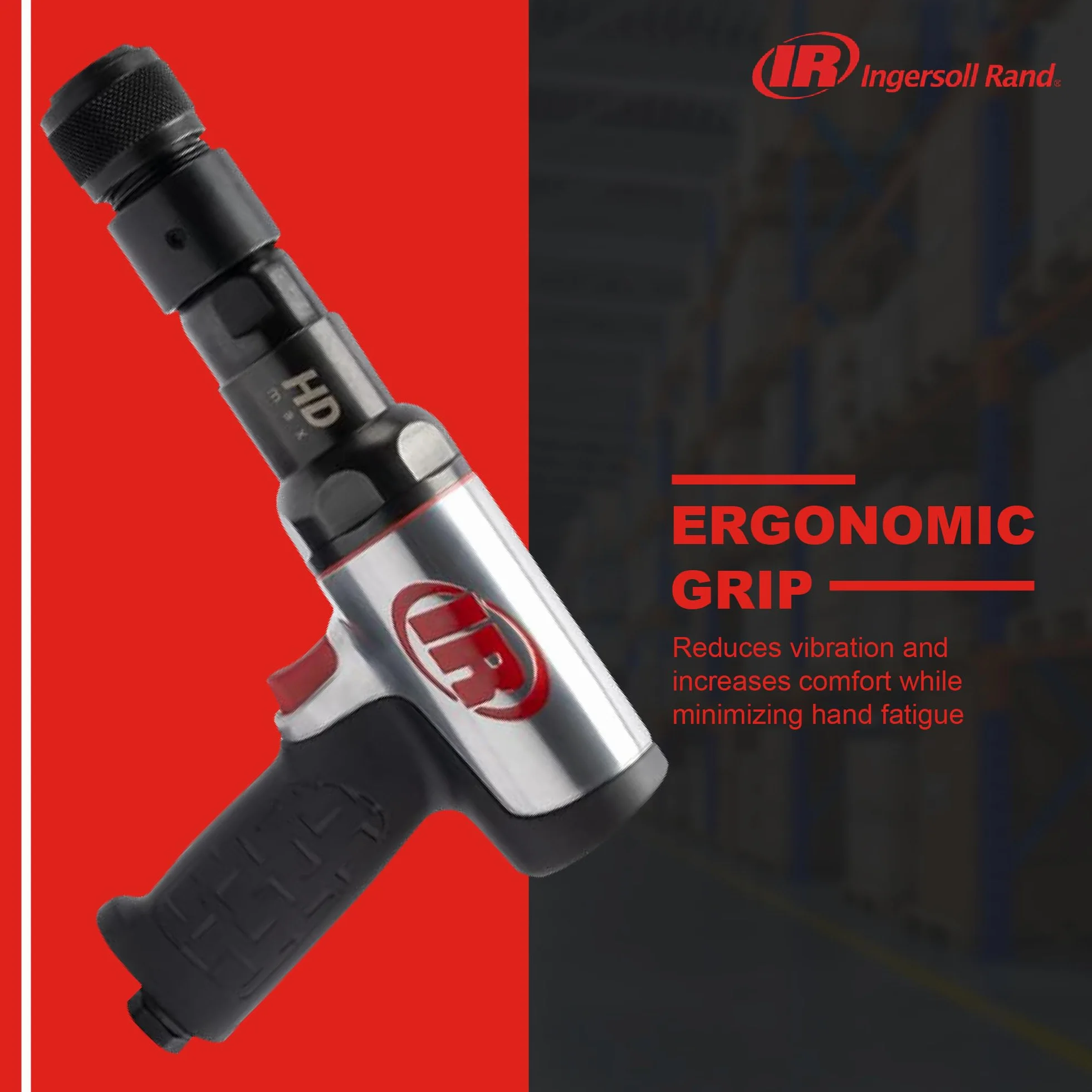 Ingersoll Rand Martello pneumatico 135MAX, 2600 colpi/min, corsa 76 mm, alesaggio 3/4" (19 mm)