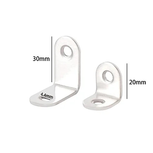 Staffe ad angolo retto resistenti per legno, robuste staffe angolari per assemblaggio di mobili fai da te, perfette per collegamenti di tavoli e sedie