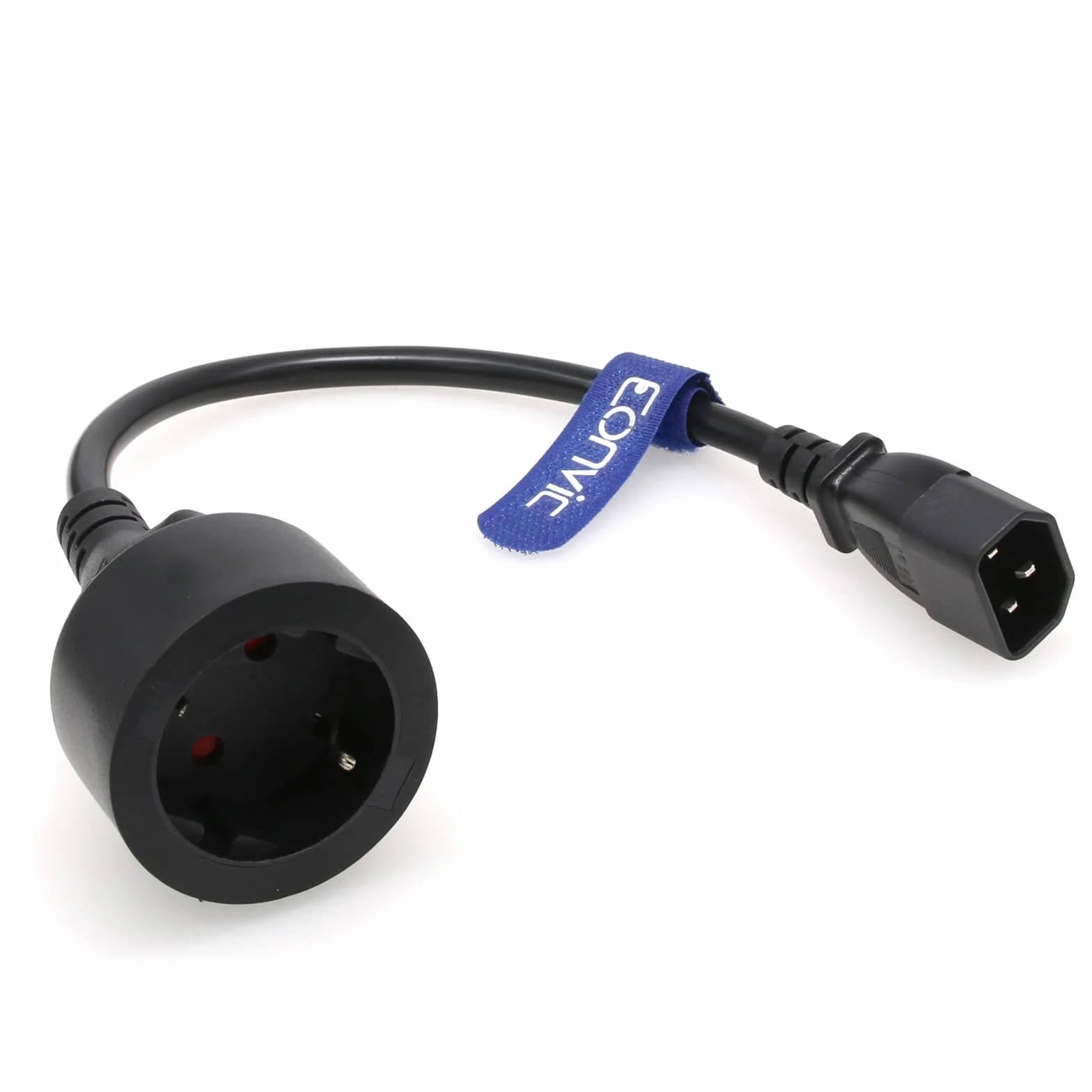 IEC 320 C14 - Cavo adattatore corto con presa femmina europea, per UPS PDU
