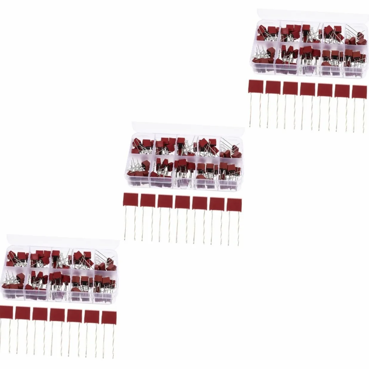 SHINEOFI 3 Set Fusibili Lenti Fusibili Ampere Variabili Confezione da Resistente per Elettrici e Automotive