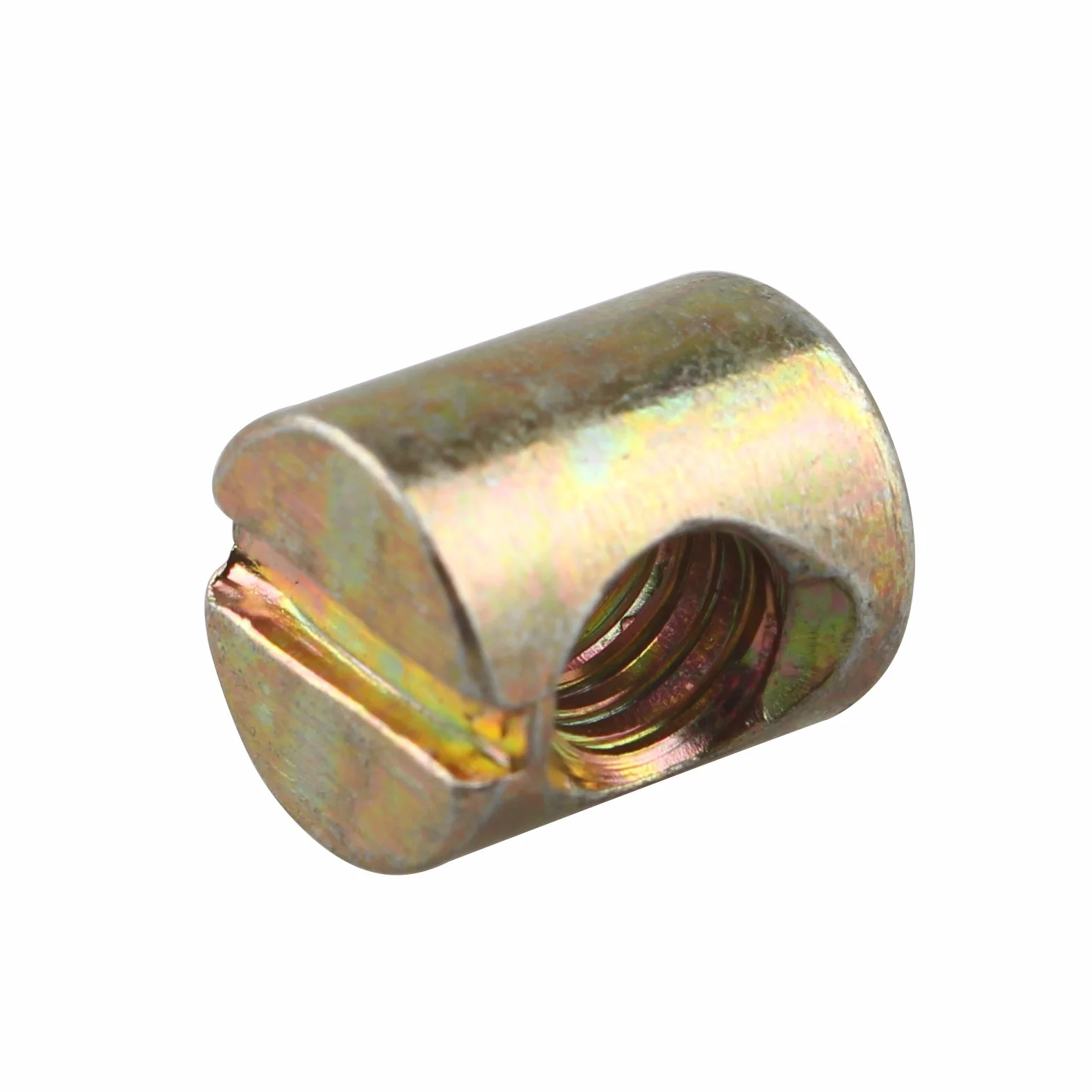 Titanio Barrel Dadi M8 15 mm per Mobili Letto Sedie 10 Pezzi