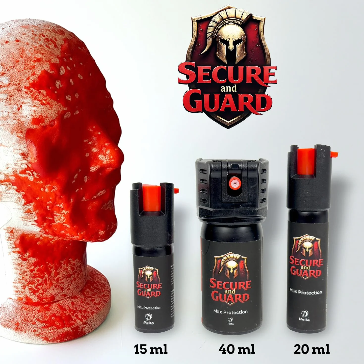 Secure & Guard Spray di Marcatura 40ml Gel a Schiuma Espansiva Portata Precisa Fino a 4m
