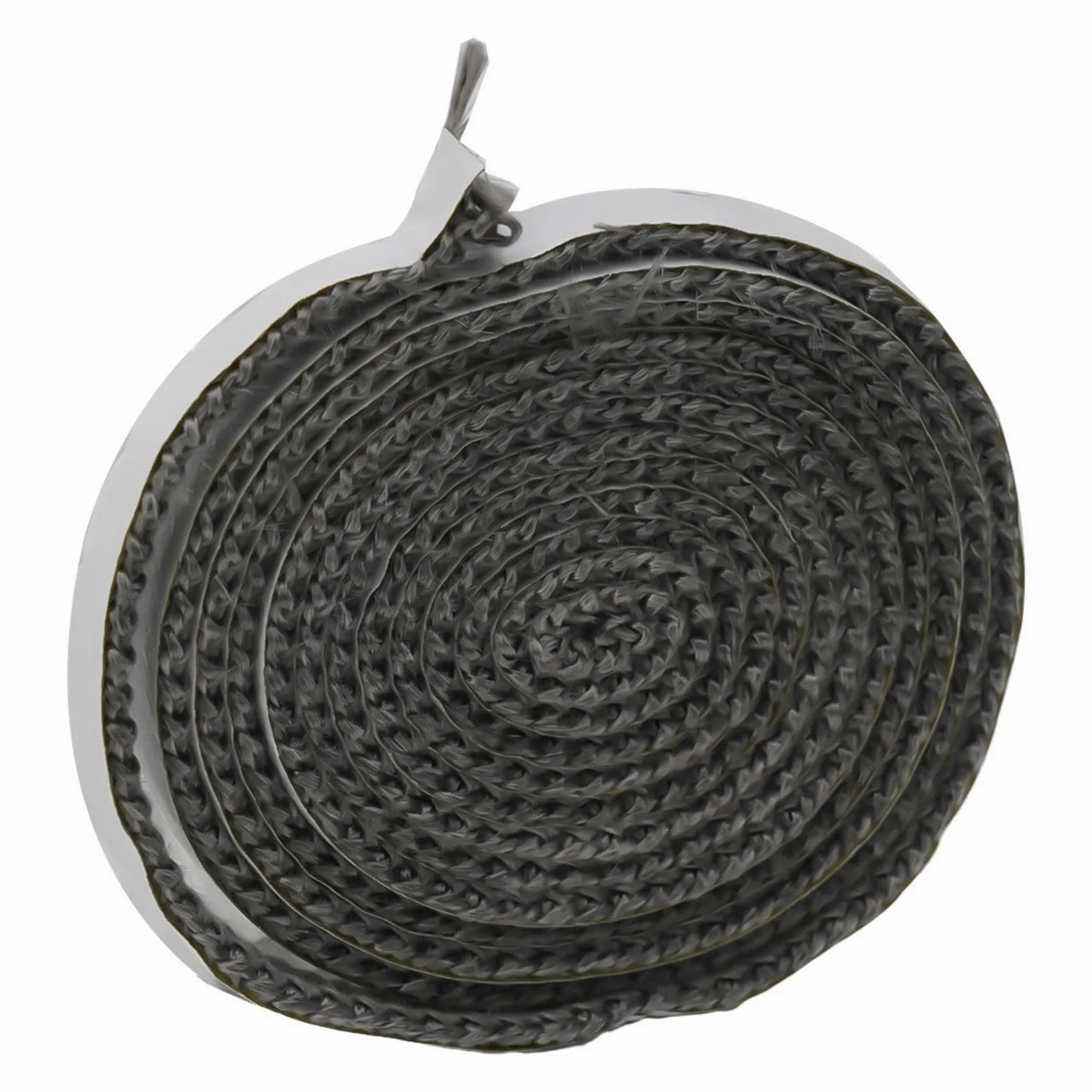 Corda piatta per stufe, Guarnizione in vetro con corda nera for stufa in fibra di 10 mm/15 mm x 2 for, caldaia, forno(10mm)