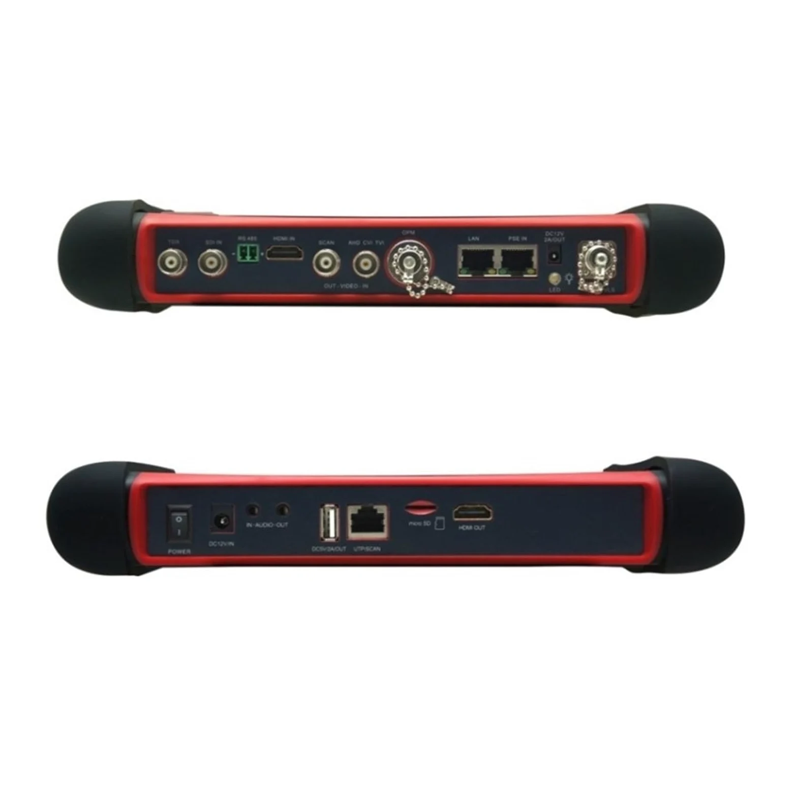Supporto per tester CCTV per telecamera IP CCTV Tester Monitor IPC Tester POE 8MP TVI CVI SDI CVBS IP AHD Tester For Telecamera Monitor Con UTP TDR H.265(X7 ADH)