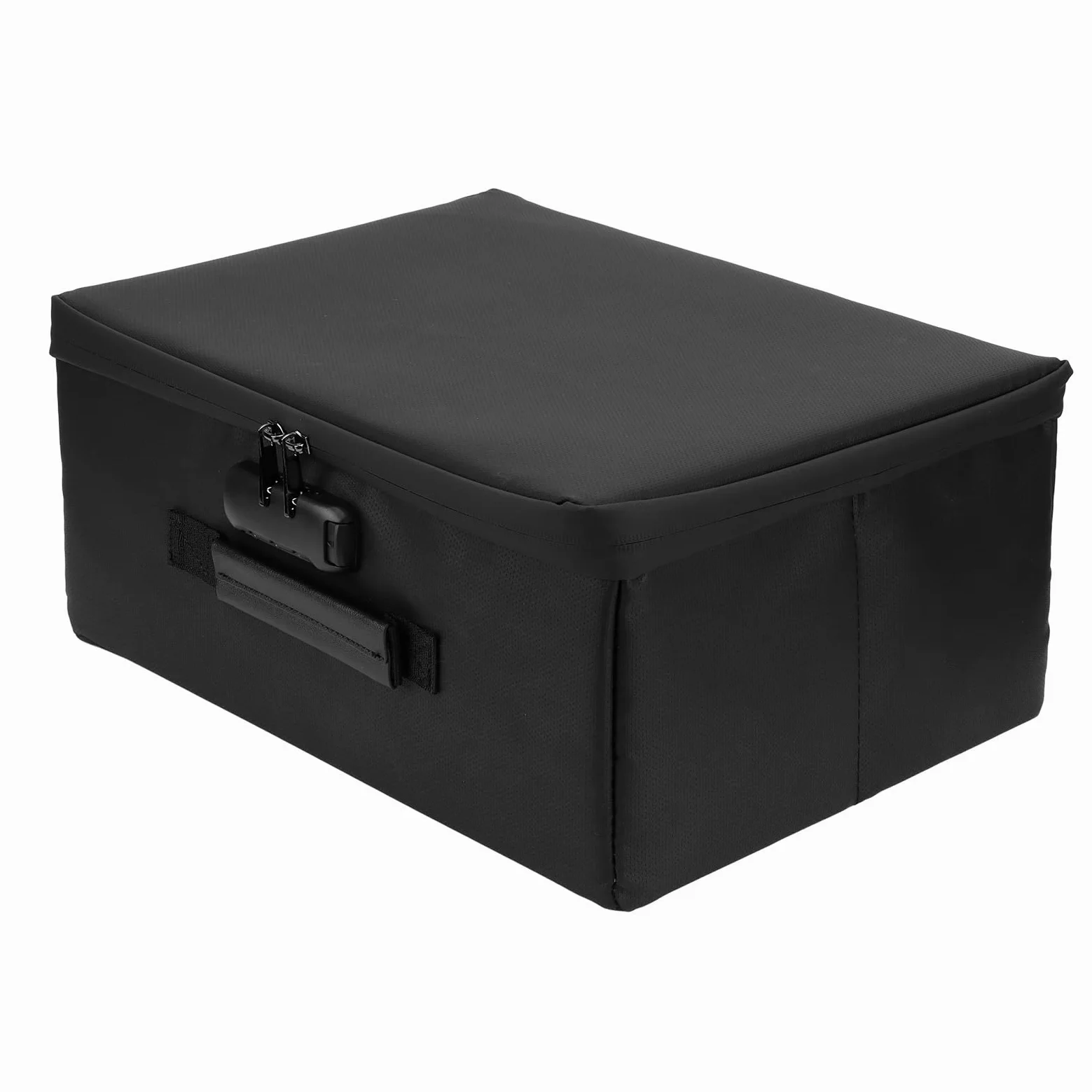 FILFEEL Borsa per Documenti Ignifuga - Scatola Portadocumenti Portatile per Alte Temperature con Serratura per Ufficio e Viaggi