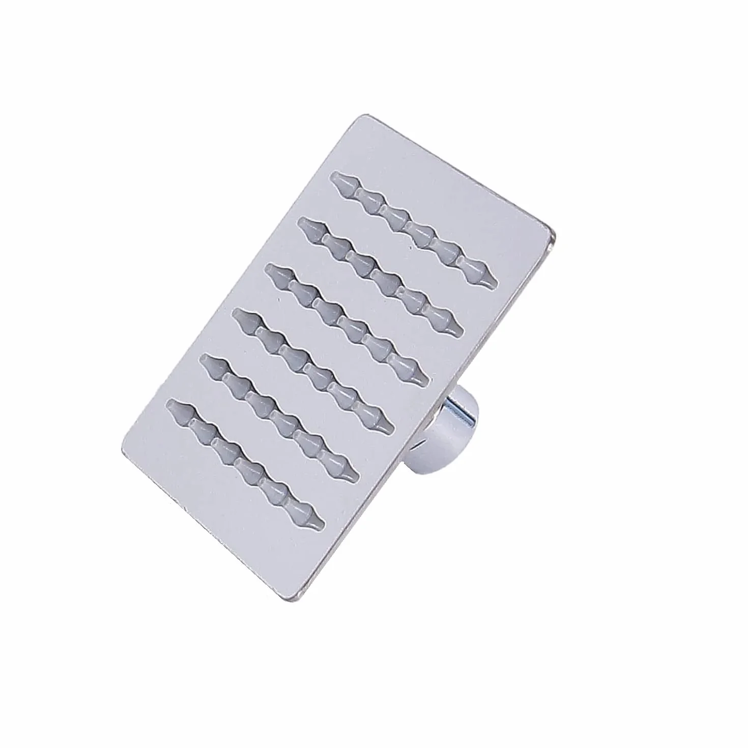 ZENZERO® SOFFIONE DOCCIA acciaio inox 15x15cm QUADRATO ugelli anticalcare getto a pioggia