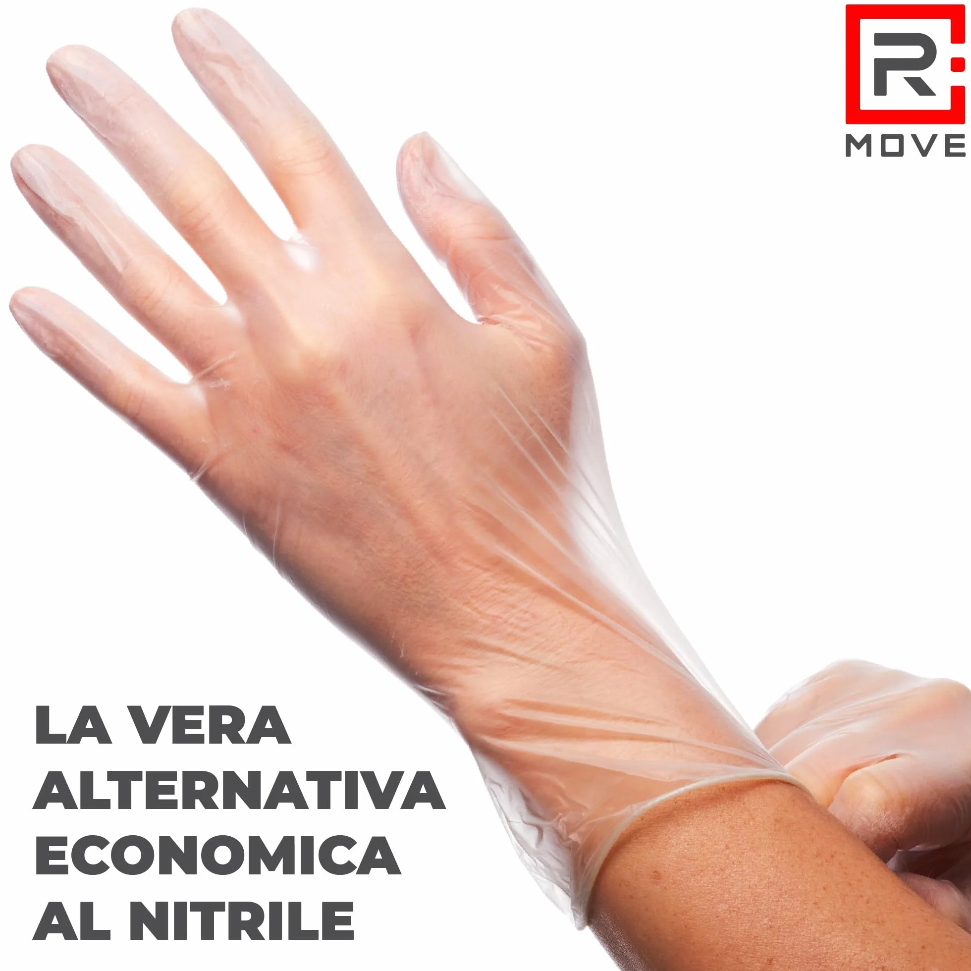 Guanti in vinile monouso M senza polvere 1000 pezzi ambidestri usa e getta per alimenti non sterili senza lattice ipoallergenici