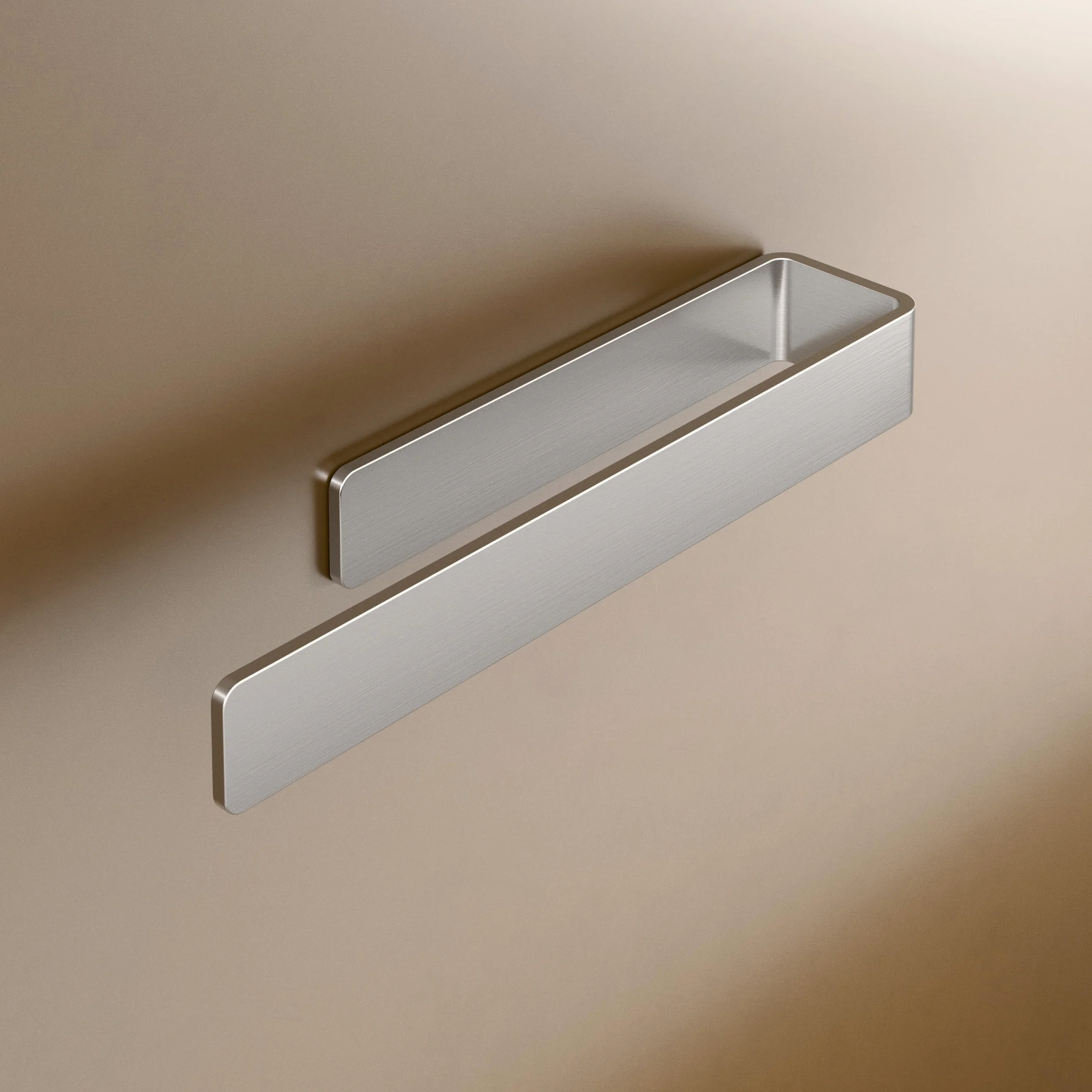 LIEBHEIM Barra portasciugamani in acciaio inox 22 cm senza forare nastro adesivo extra large