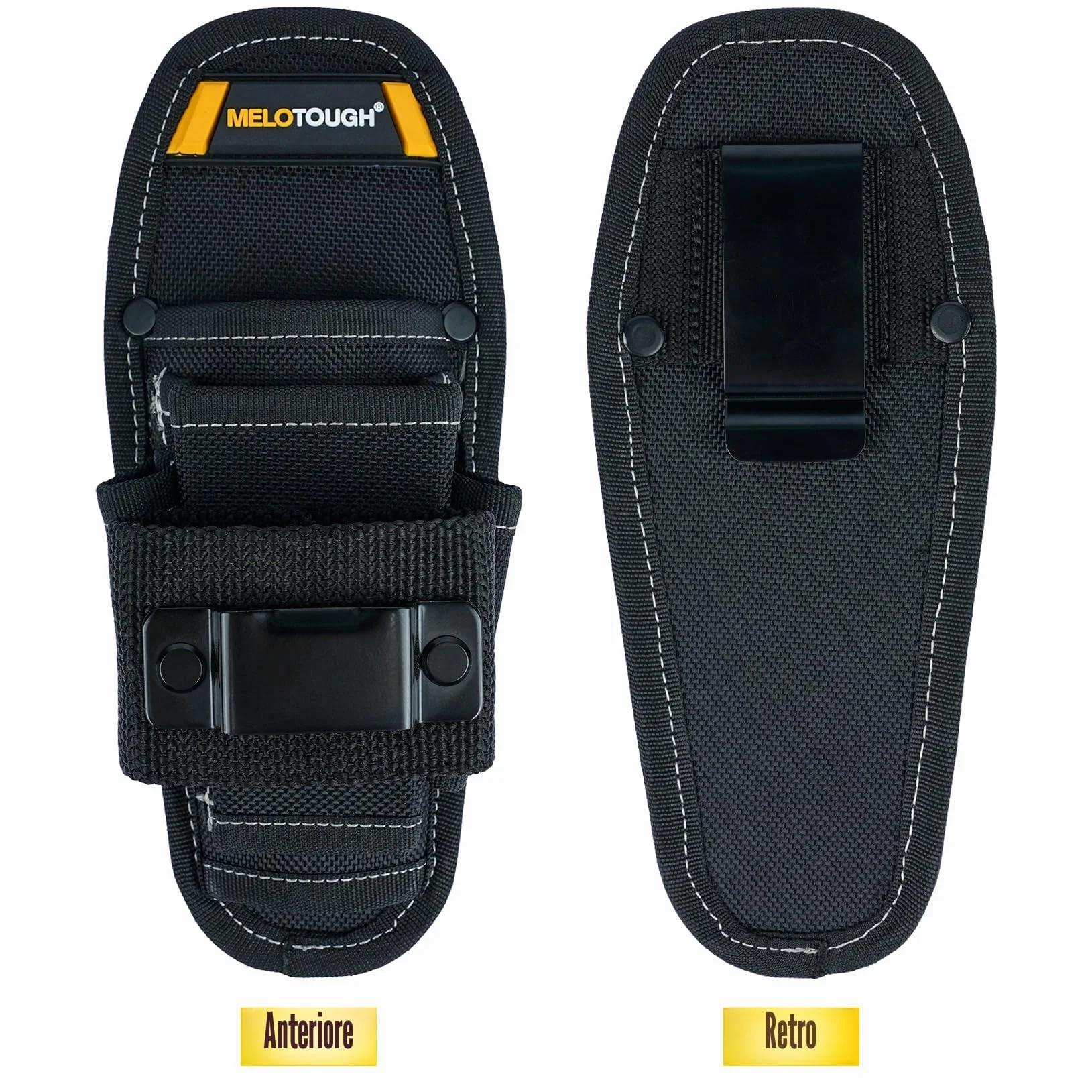 Piccola custodia per attrezzi con clip da cintura, piccola tasca portautensili, organizer per attrezzi da lavoro e porta coltelli