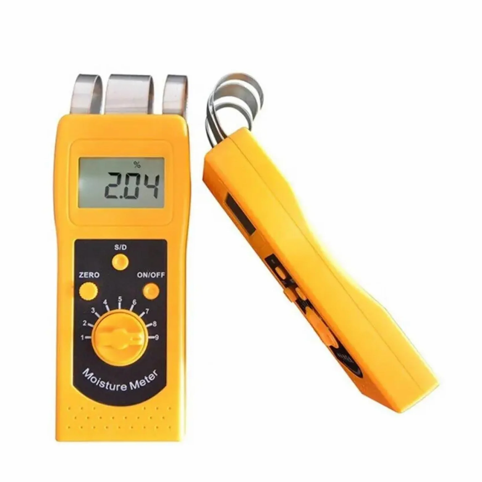 Misuratore Di Umidità Portatile For Materiali Tessili/misuratore For Legno Tasso Misurazione Del Contenuto Acqua 0-2% 0-90%,Controllo accurato(DM200W)