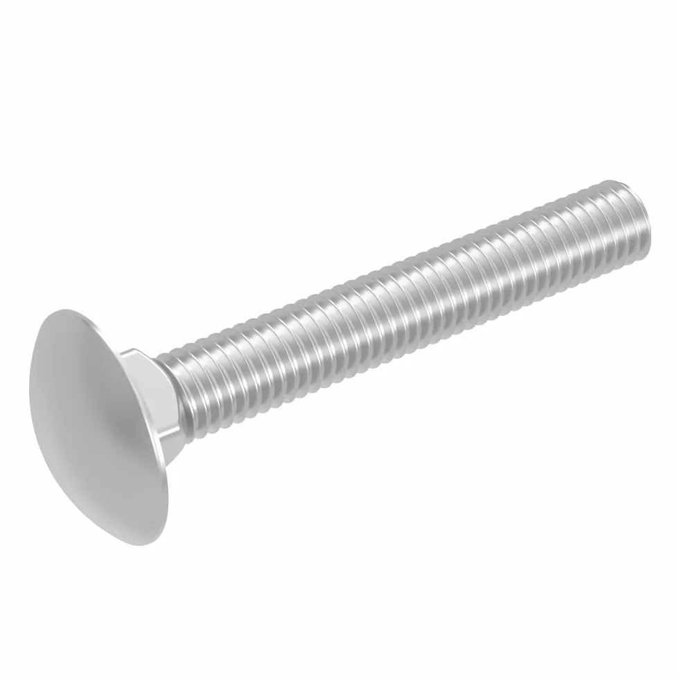 Śruba z łbem okrągłym M8 x 50 mm, stal nierdzewna A2, DIN 603, 20 szt.
