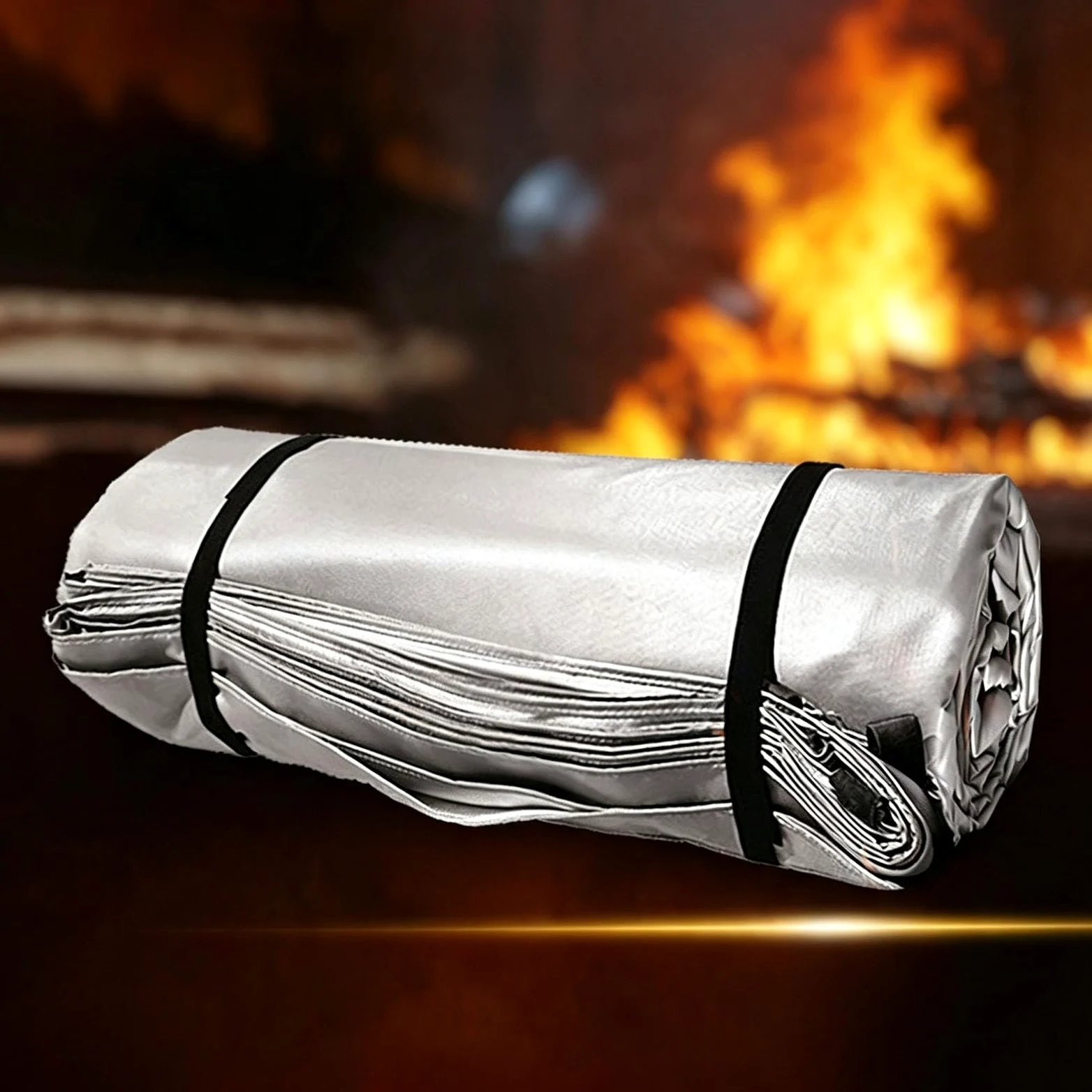Coperte antincendio in silicone per veicoli elettrici e a combustione | Grande coperta antincendio di emergenza riutilizzabile resistente fino, Coperte antincendio di sicurezza per batterie di EV