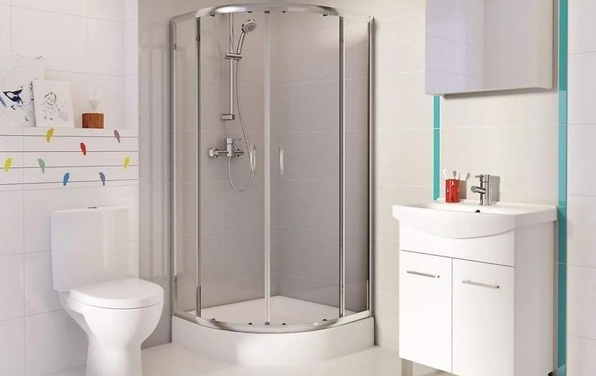 Completo per WC Toilette di ceramica stand – Set di design con cassetta Parva Slim in Duroplast, Sedile WC con abbassamento automatico SoftClose con funzione
