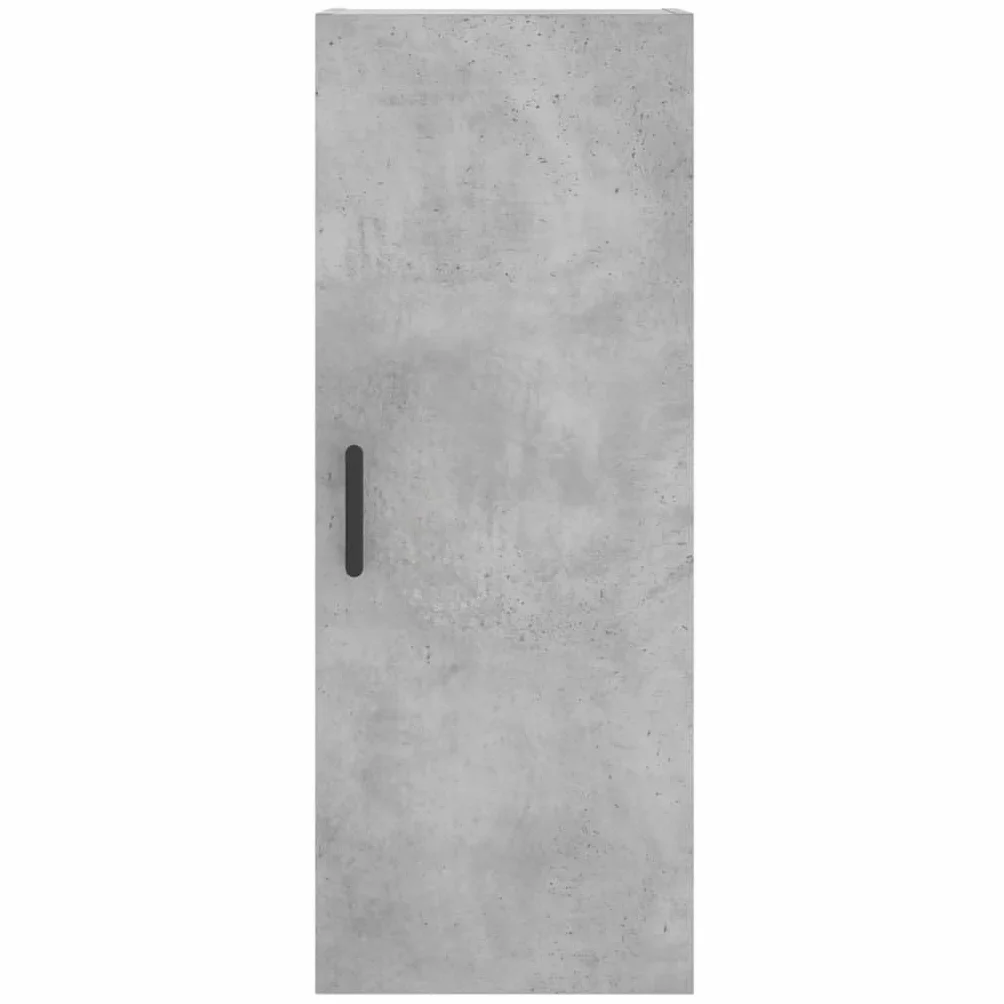 Armadietto alto di alta qualità, grigio cemento, 34,5 x 34 x 180 cm, in legno con piedini in metallo, elegante armadio da soggiorno, spazio portaoggetti, pratica porta, adatto come credenza