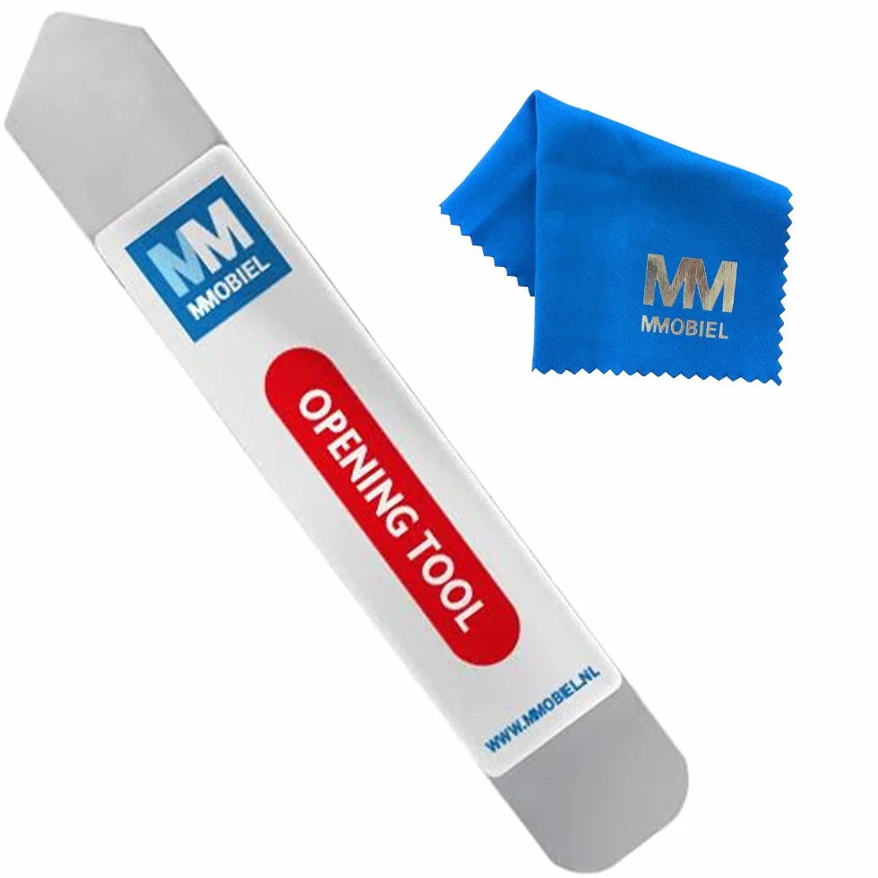 MMOBIEL Spudger Leva Lama in Acciaio Inossidabile Ultra Sottile per Apertura Riparazioni Impugnatura Grip Gomma