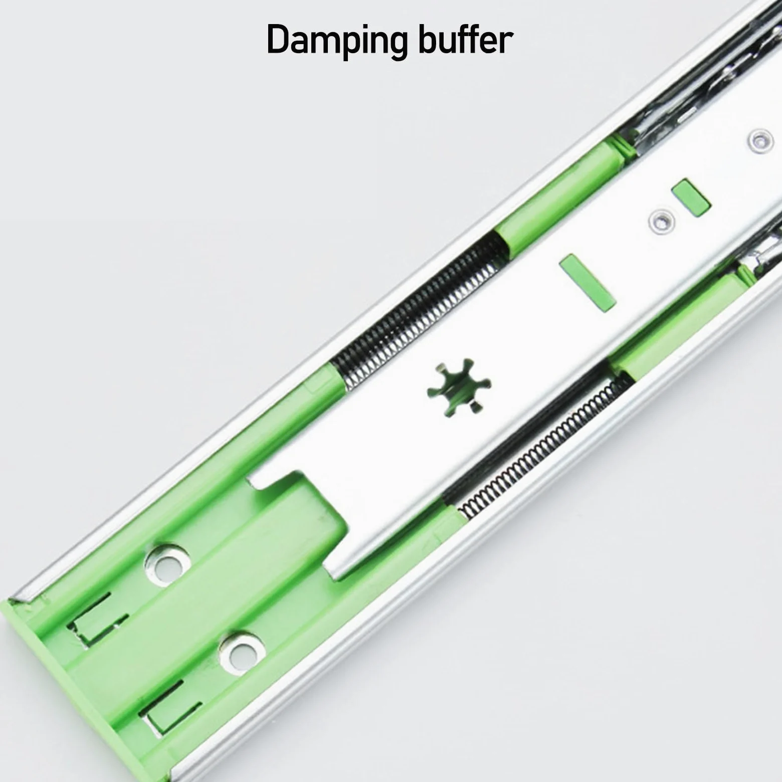 Binario in Acciaio ad Estrazione Totale for Carichi Pesanti - Guide per Cassetti con Chiusura Ammortizzata - Guide con Cuscinetti a Sfera - Guide Silenziose for Armadietti da Cucina - 1 Paio ( Size :