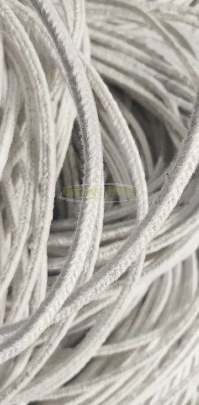 Nastro in fibra ceramica per confezionamento di pressacavi ad alta e bassa temperatura, isolamento ignifugo da 5 m, per sigillatura industriale e uso ad alta temperatura (46 mm x 46 mm)