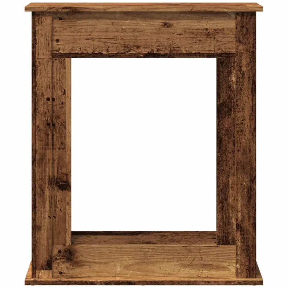 Cornice per Camino Legno Antico 75x20x87,5 cm in Truciolato,Cornice per Camino,Cornice Decorativa Caminetto -854587