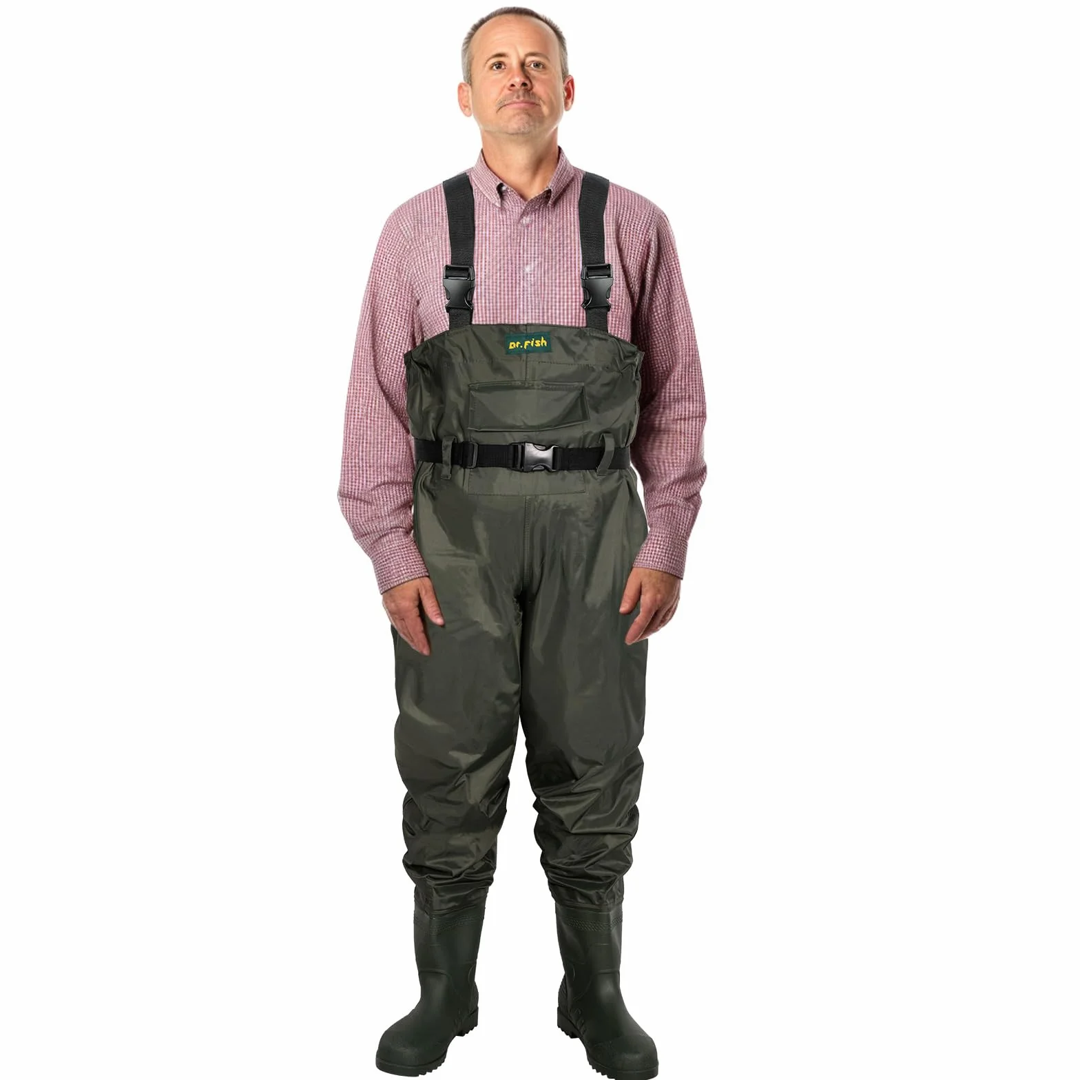 Dr.Fish Trampolieri da pesca taglia UK 6-13 Waterpoof con stivali Crosswater per uomo donna pesca alla carpa