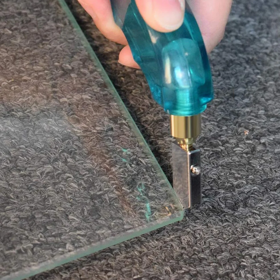 Set di 11 tagliavetro professionale professionale per vetro spesso, pinza per fughe con taglierina manuale, taglierina per bottiglie con testa di taglio, 2 misure