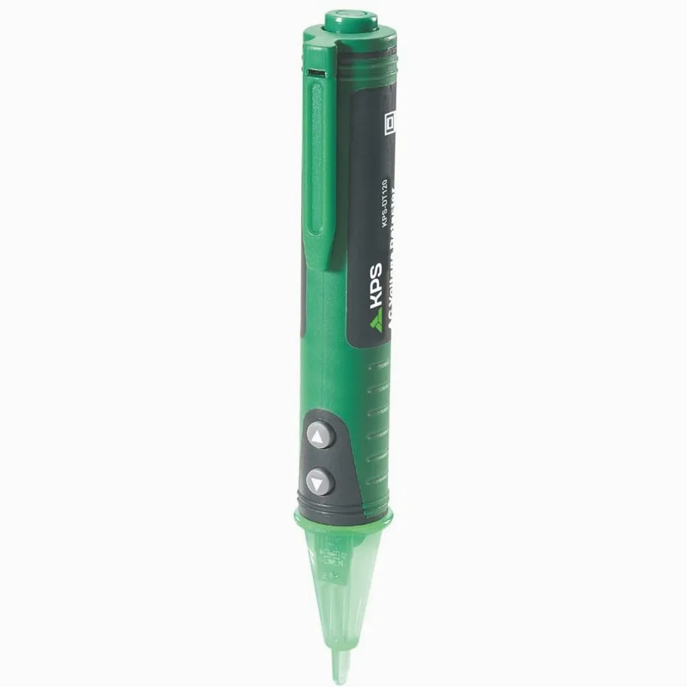 KPS-DT120 Rilevatore di Tensione tipo penna Senza Contatto 12V - 1000V con regolazione della sensibilità NCV e indicatore LED e acustico