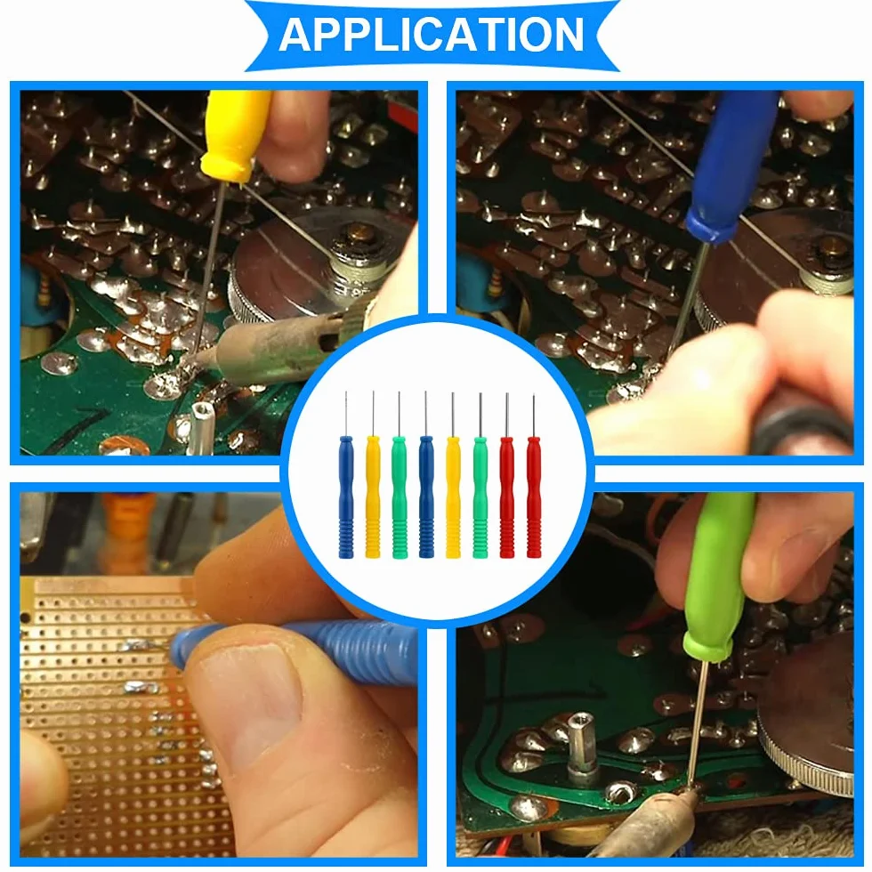 Strumento dissaldante per aghi in acciaio inossidabile 8Pcs Pompa dissaldante per riparazione componenti elettronici