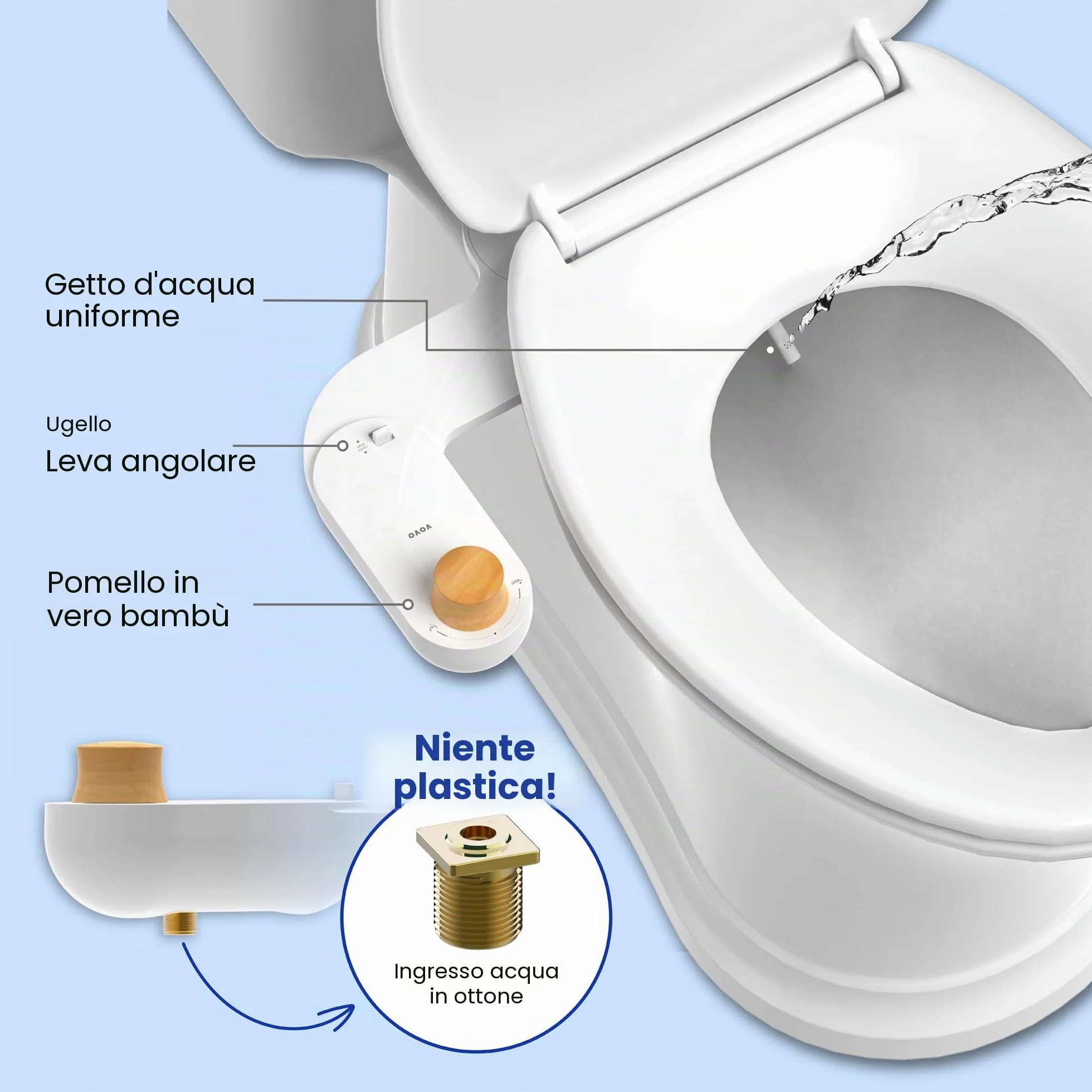 Sedile bidet non elettrico Basic 9