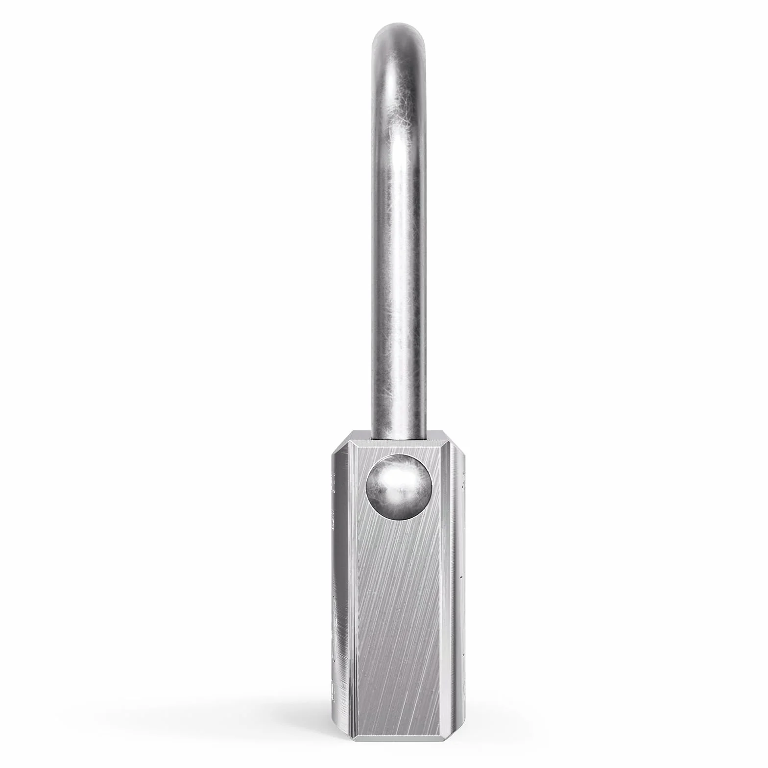Viro | Mare, Lucchetto, Resistente alla Corrosione, Base in Ottone 50 mm, Arco Lungo in Acciaio Inox, Chiusura a Scatto